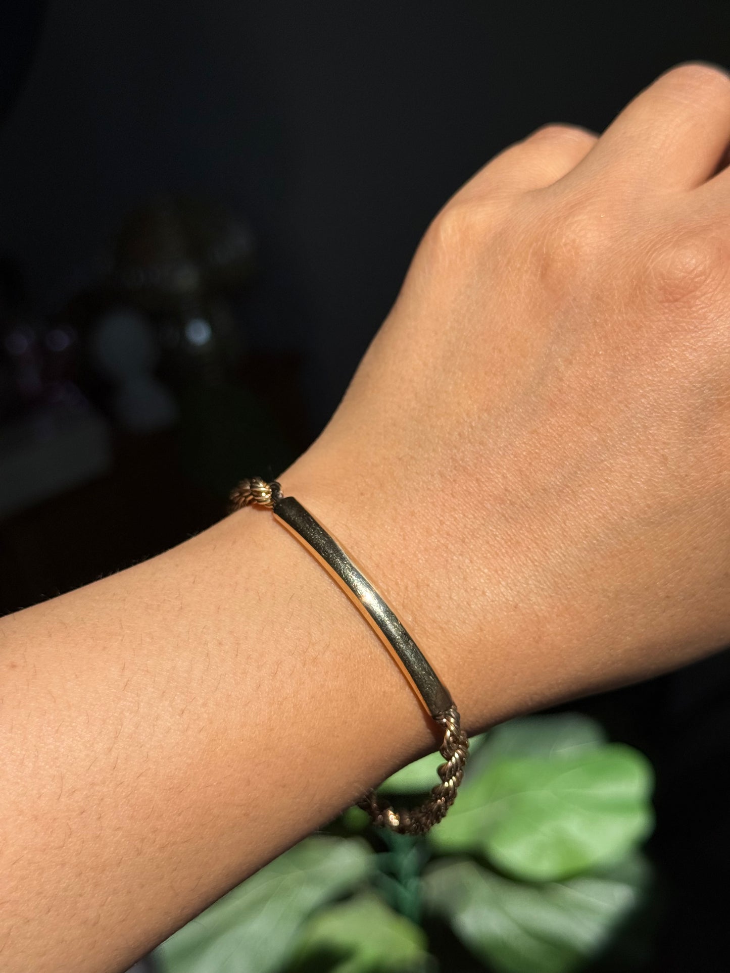 Vintage 14k ID bracelet