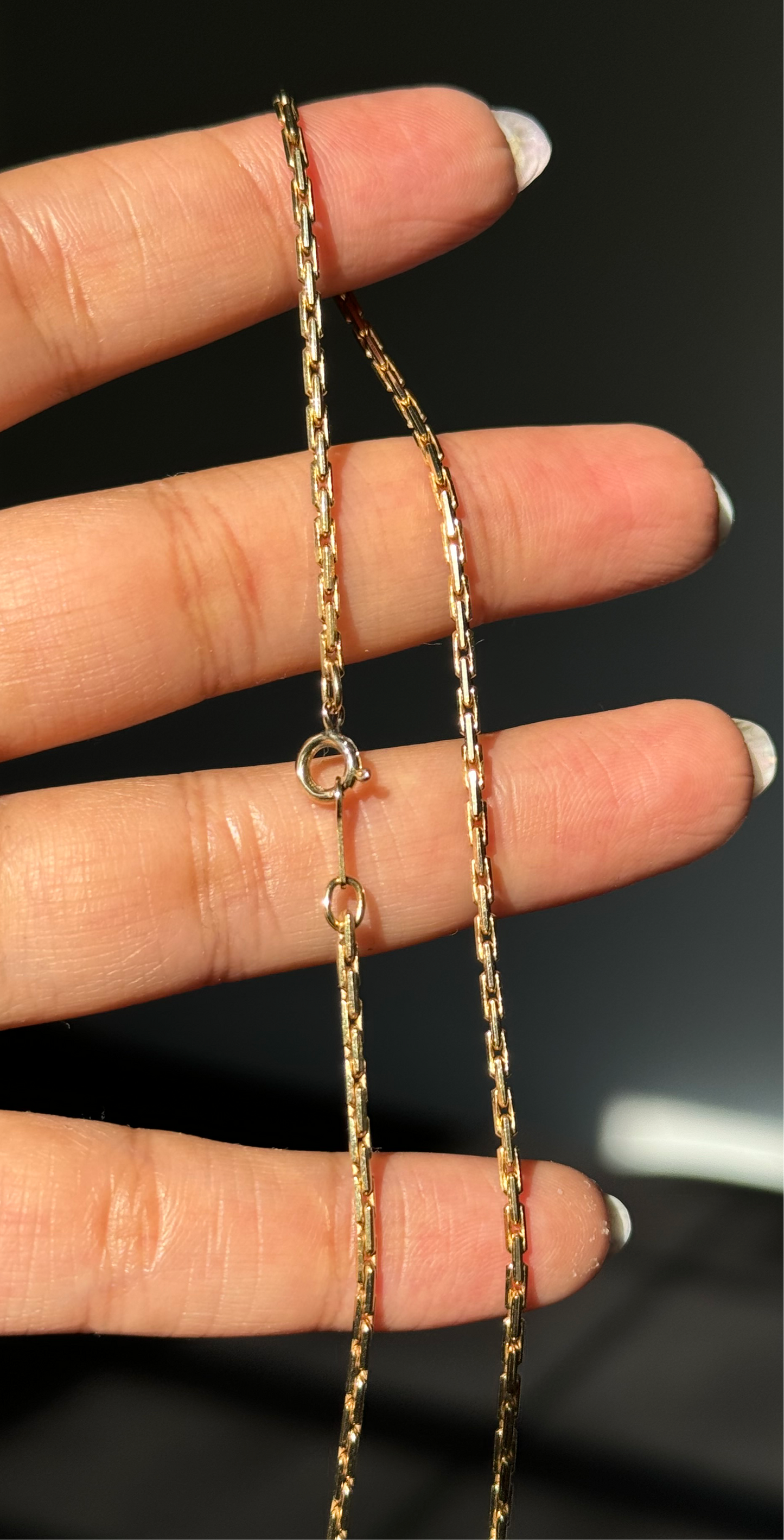 14k Italian tight Biker chain