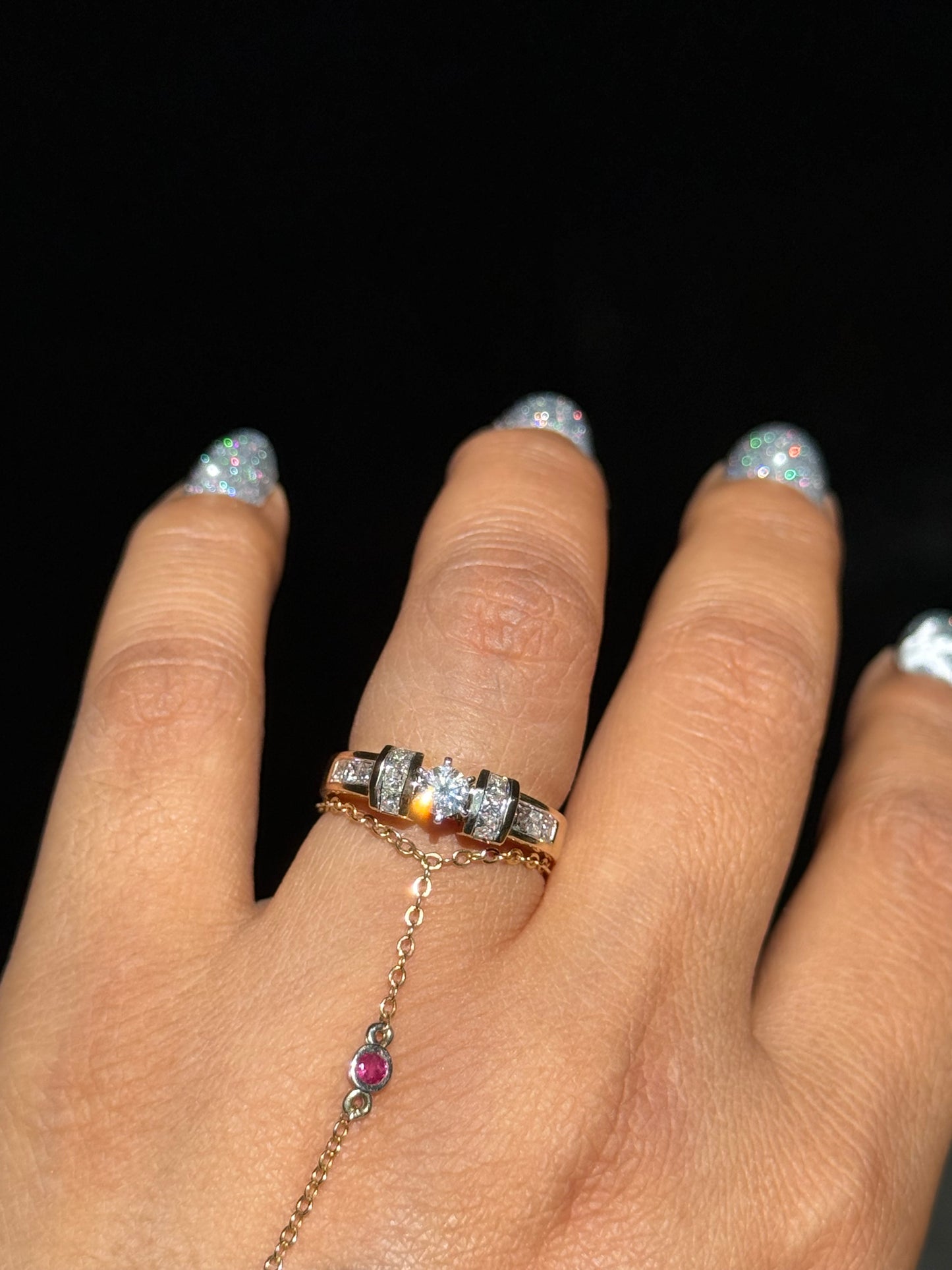 14k 0.70ct solitaire ring