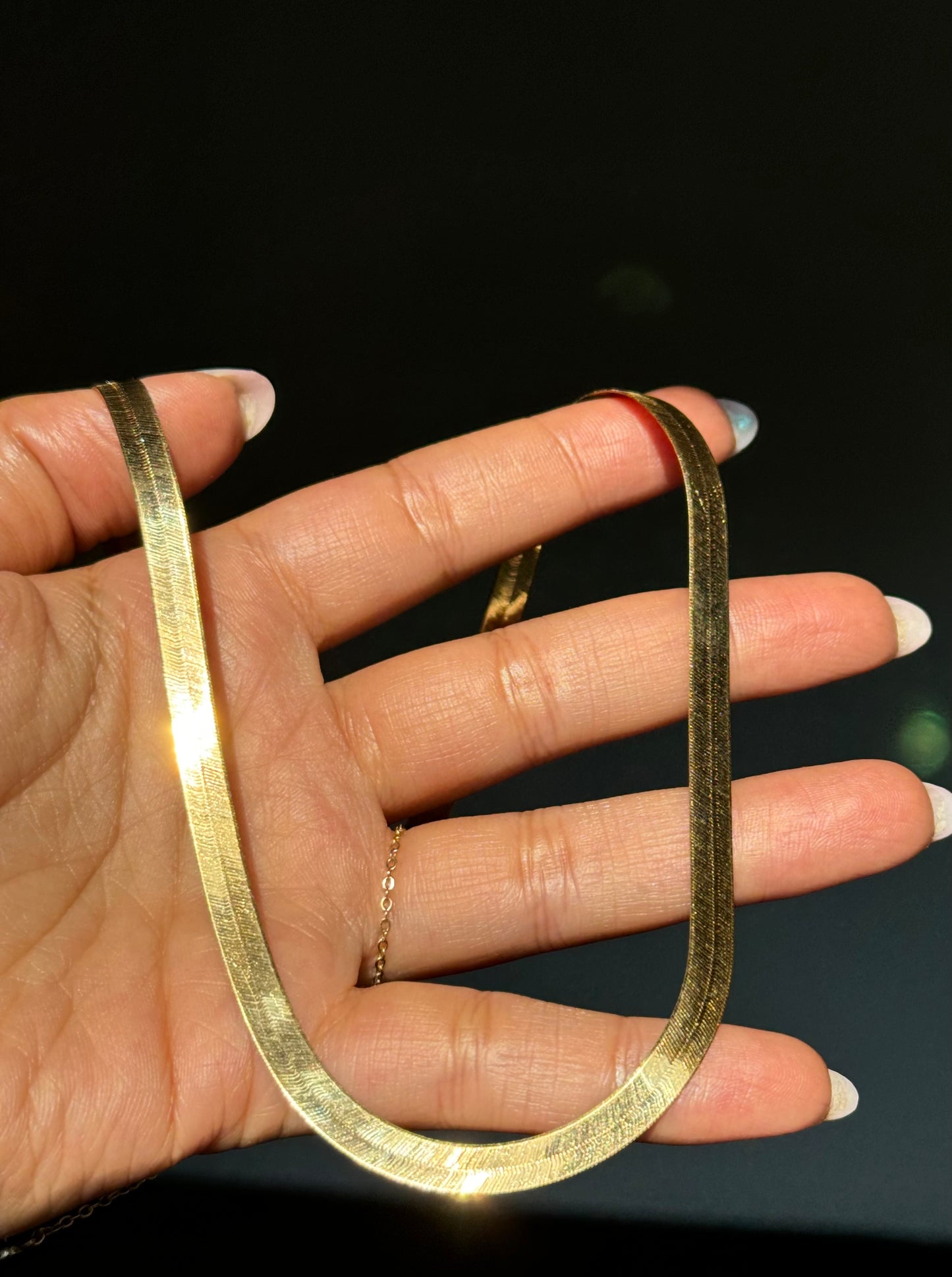 14k Herringbone chain