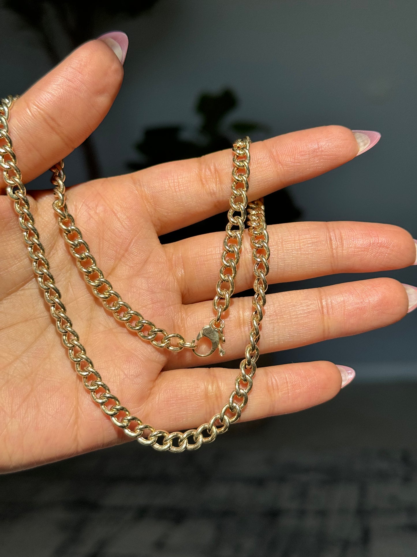 14k Italian curb chain