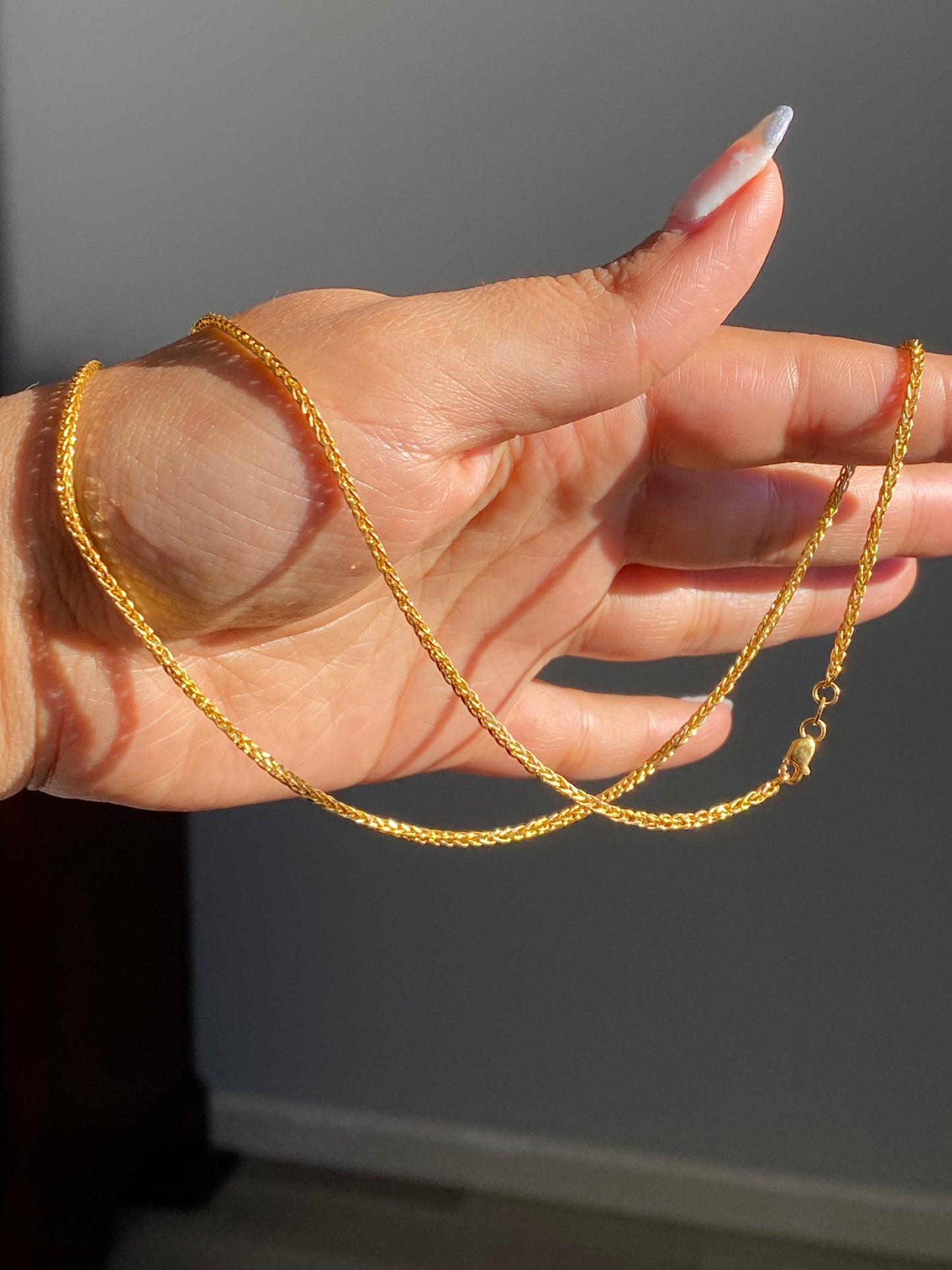 22k foxtail chain
