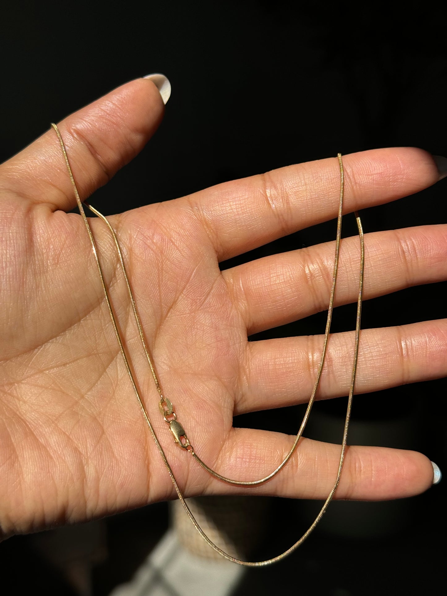 14k Italian snake chain