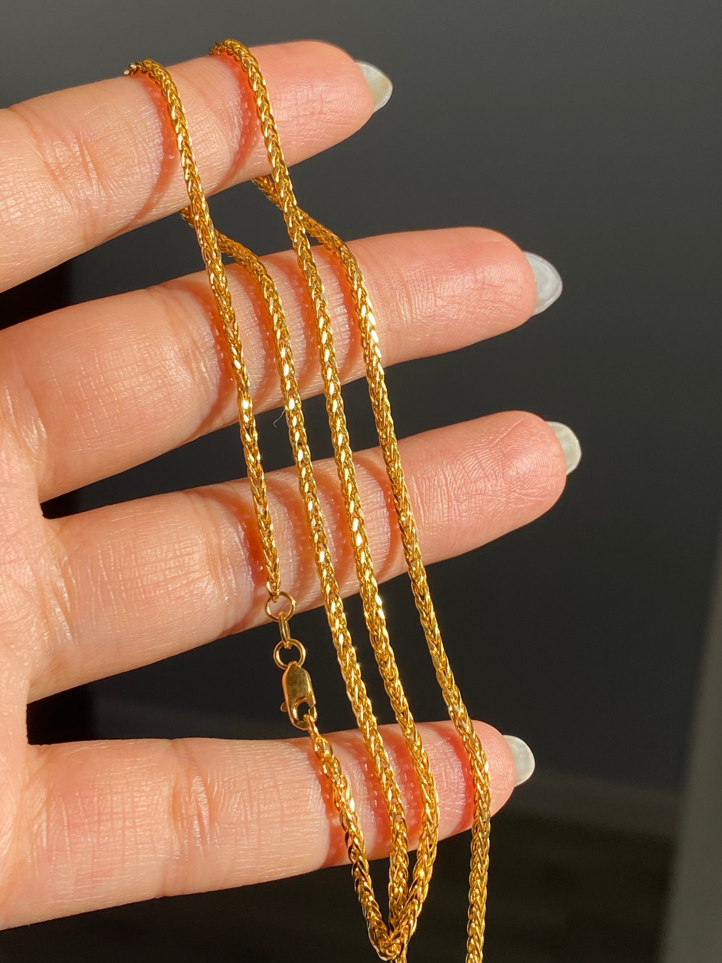 22k foxtail chain