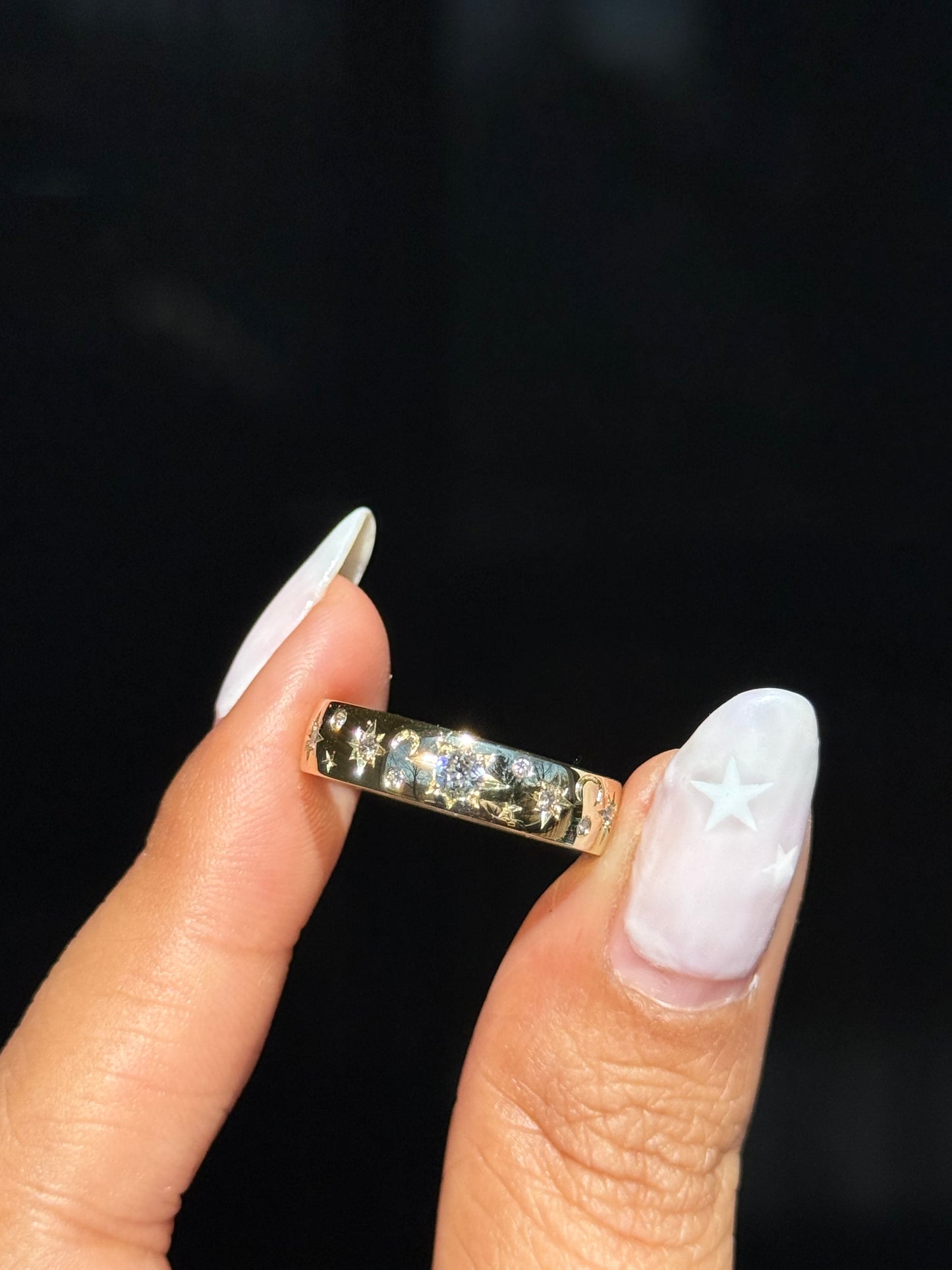 14k Celestial Bands Drop