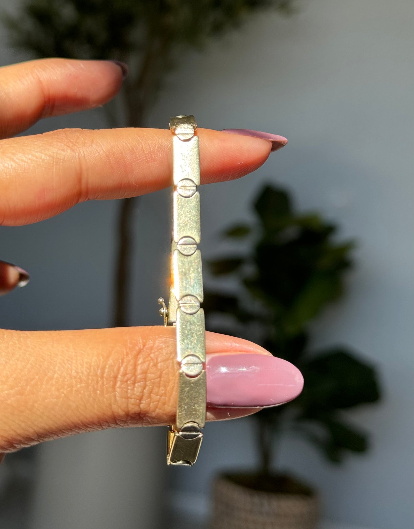 14k screw bracelet