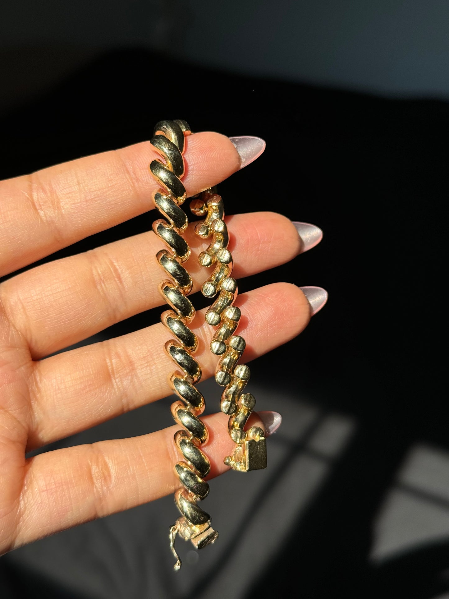 14k Italian Sanmarco bracelet by Milor