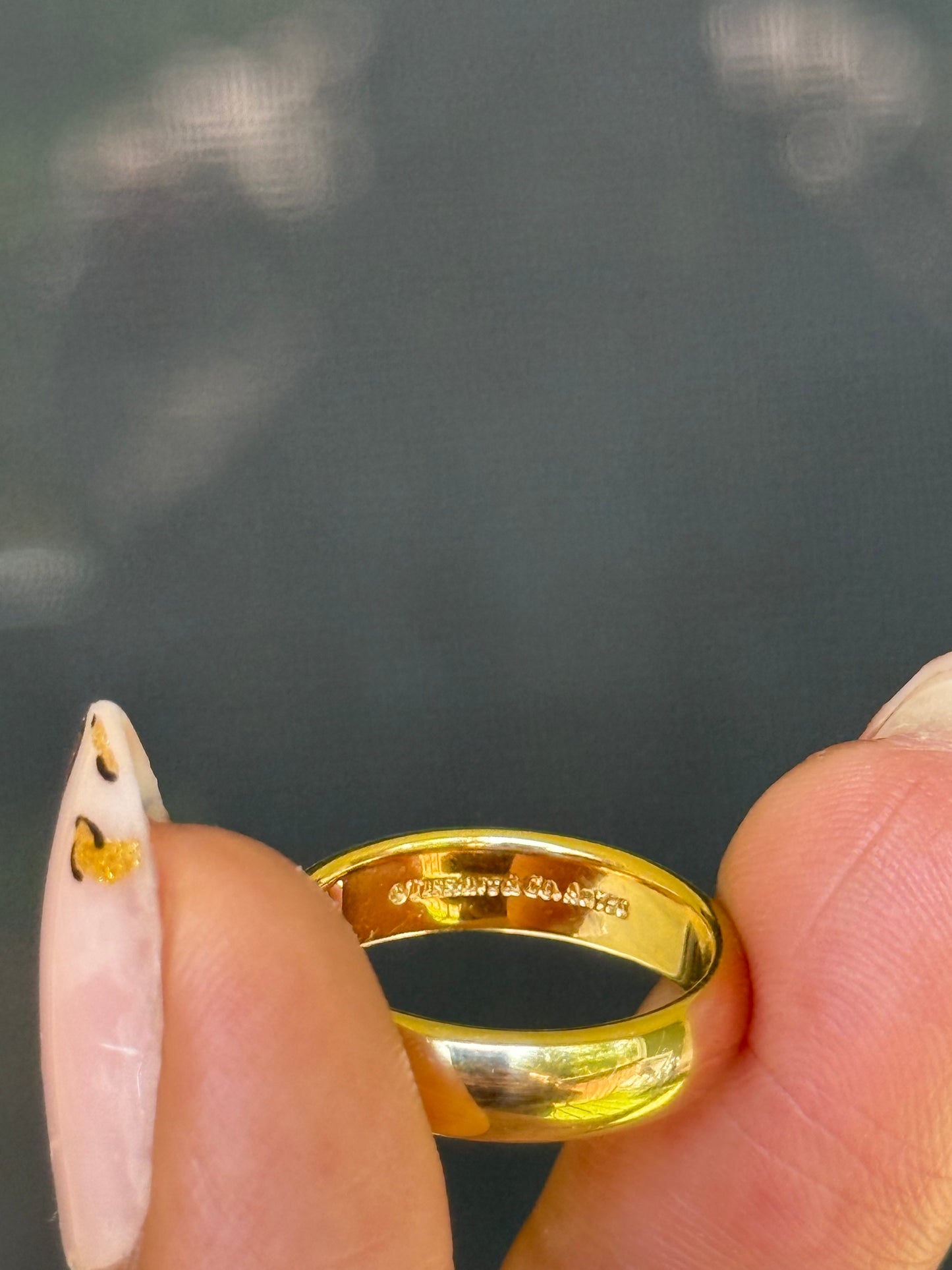 Vintage 18k Tiffany& co band