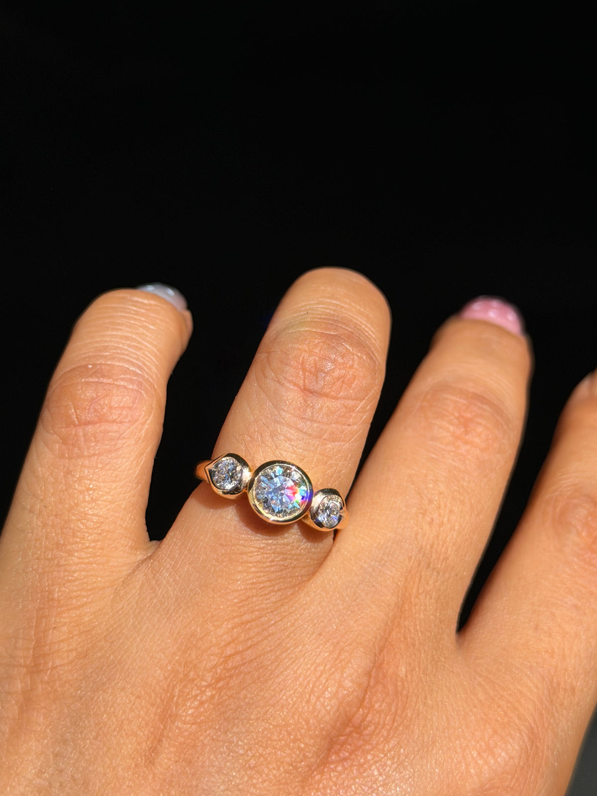 14k 1.50ctw lab diamond Ring