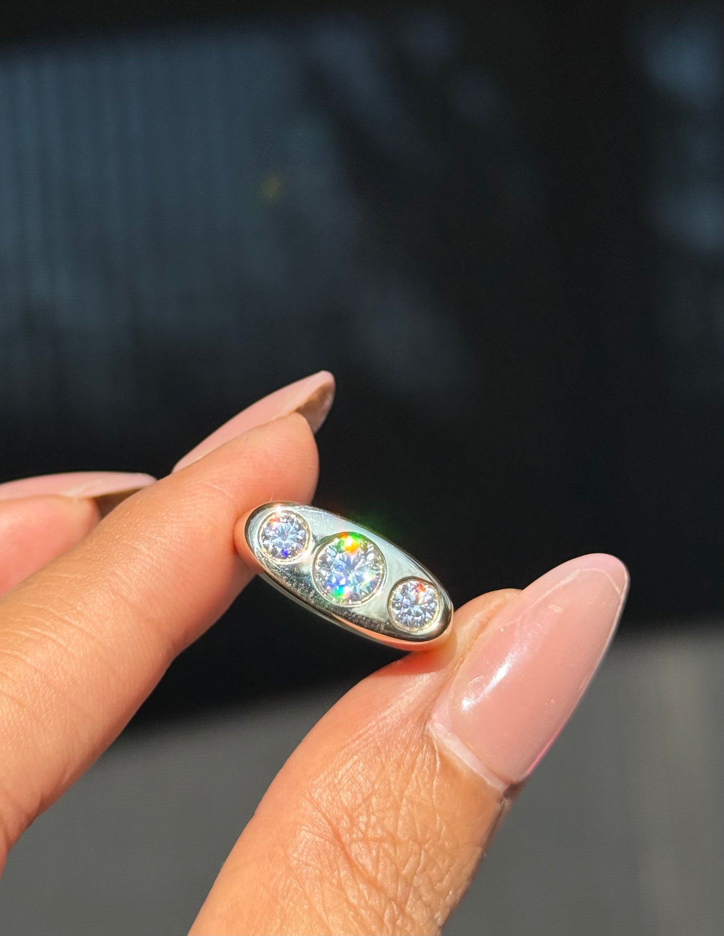 14k Kenz Triple Ring