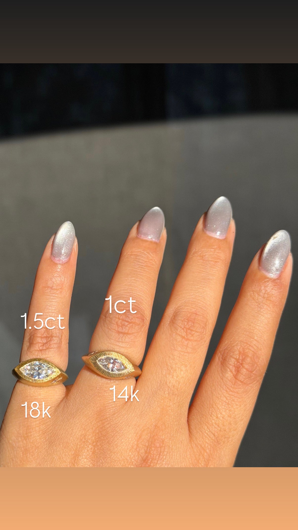 Horus Signet 1ct Diamond