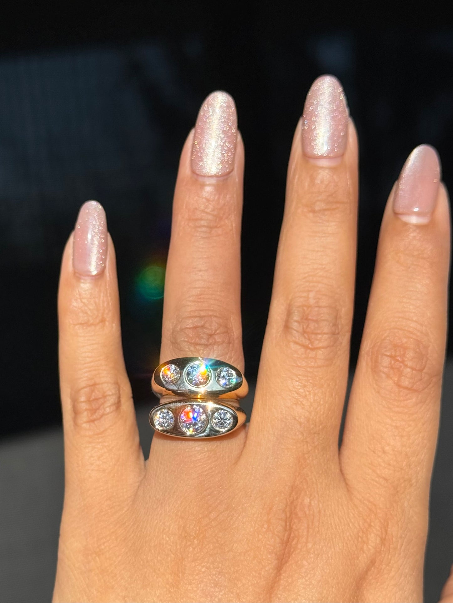 14k Kenz Triple Ring