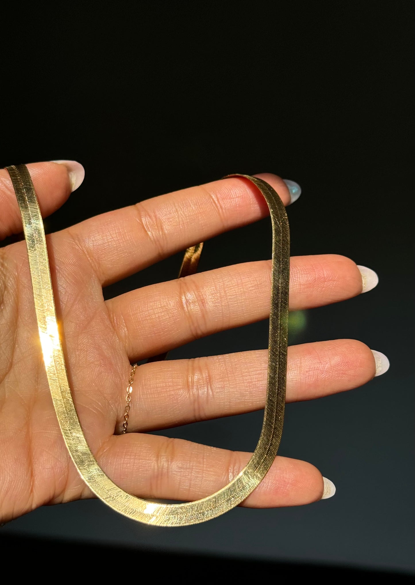 14k Herringbone chain