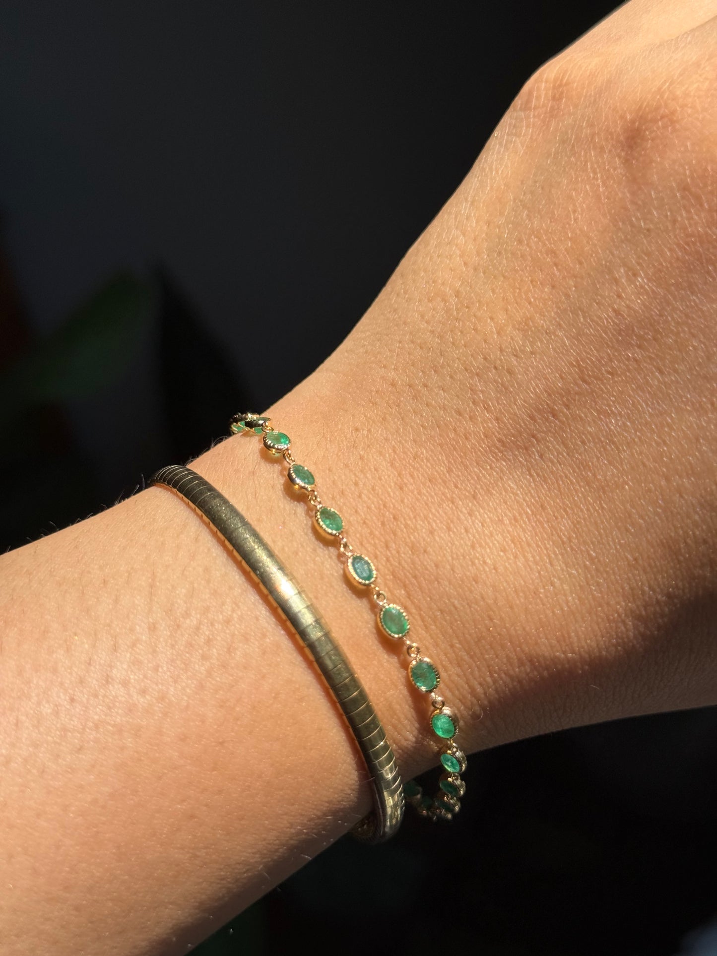 Italian 14k OMEGA bracelet ✨