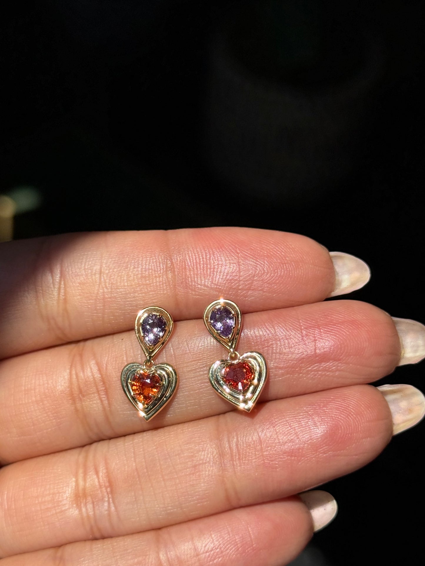 Halo Drip earrings
