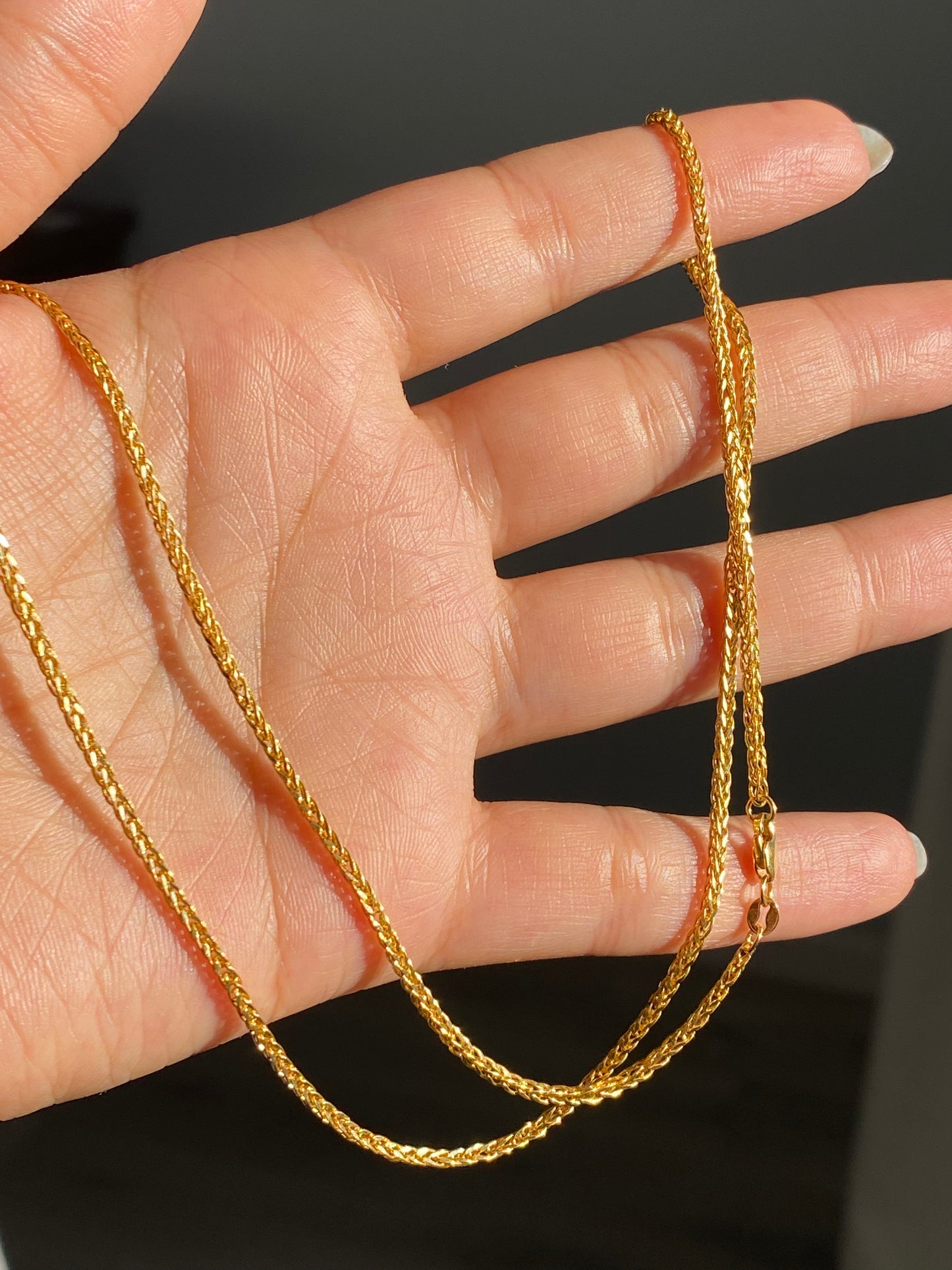 22k foxtail chain