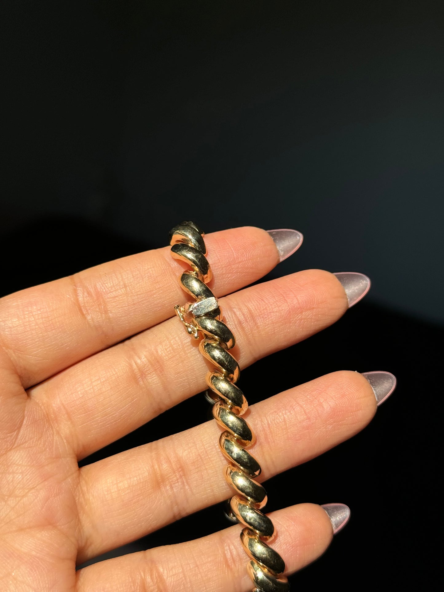 14k Italian Sanmarco bracelet by Milor