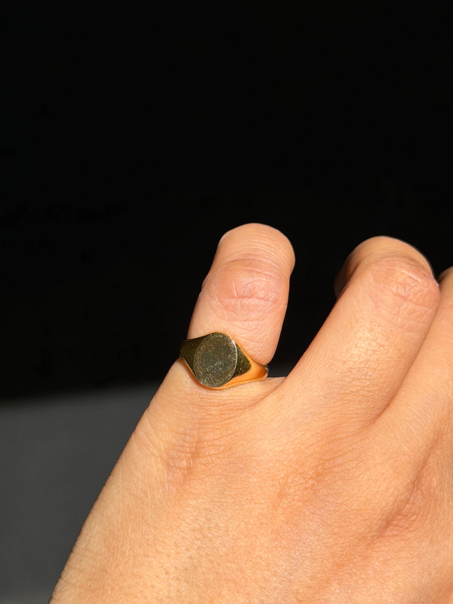 22k signet ring