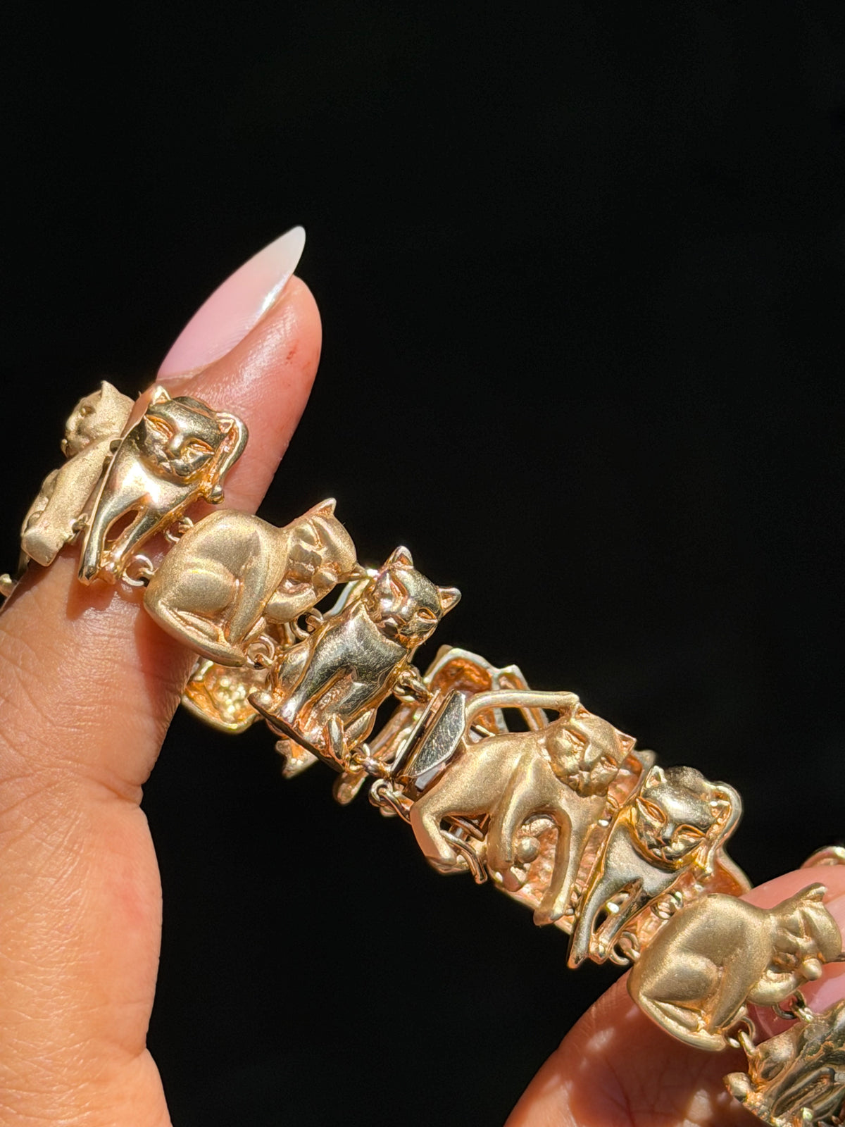 14k Ardian Cat Motif bracelet πββ¬