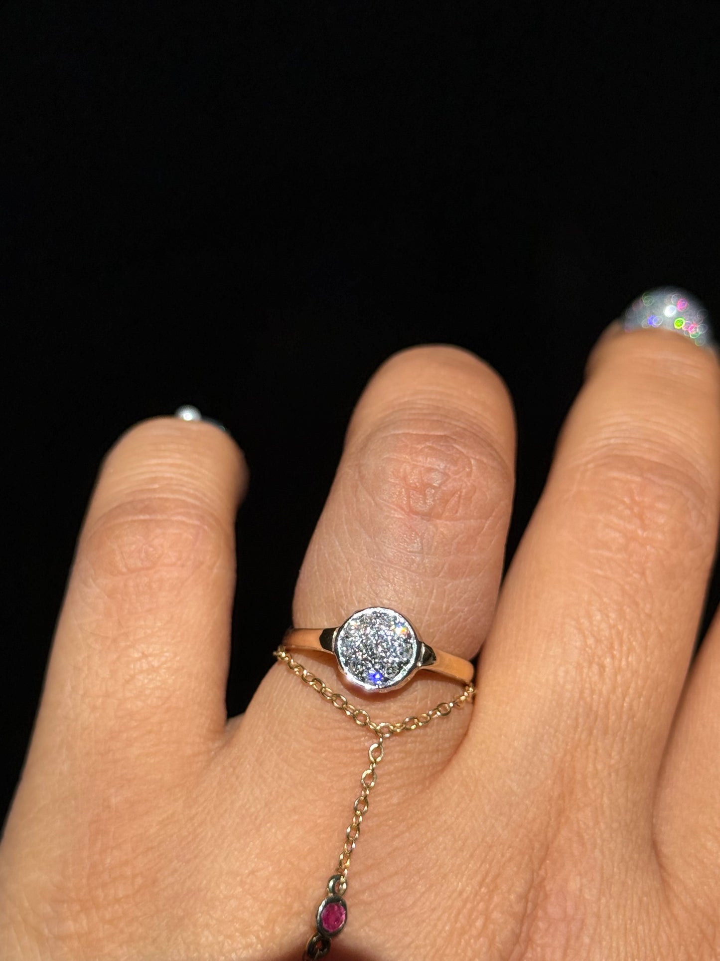 14k 0.20ct diamonds Ring