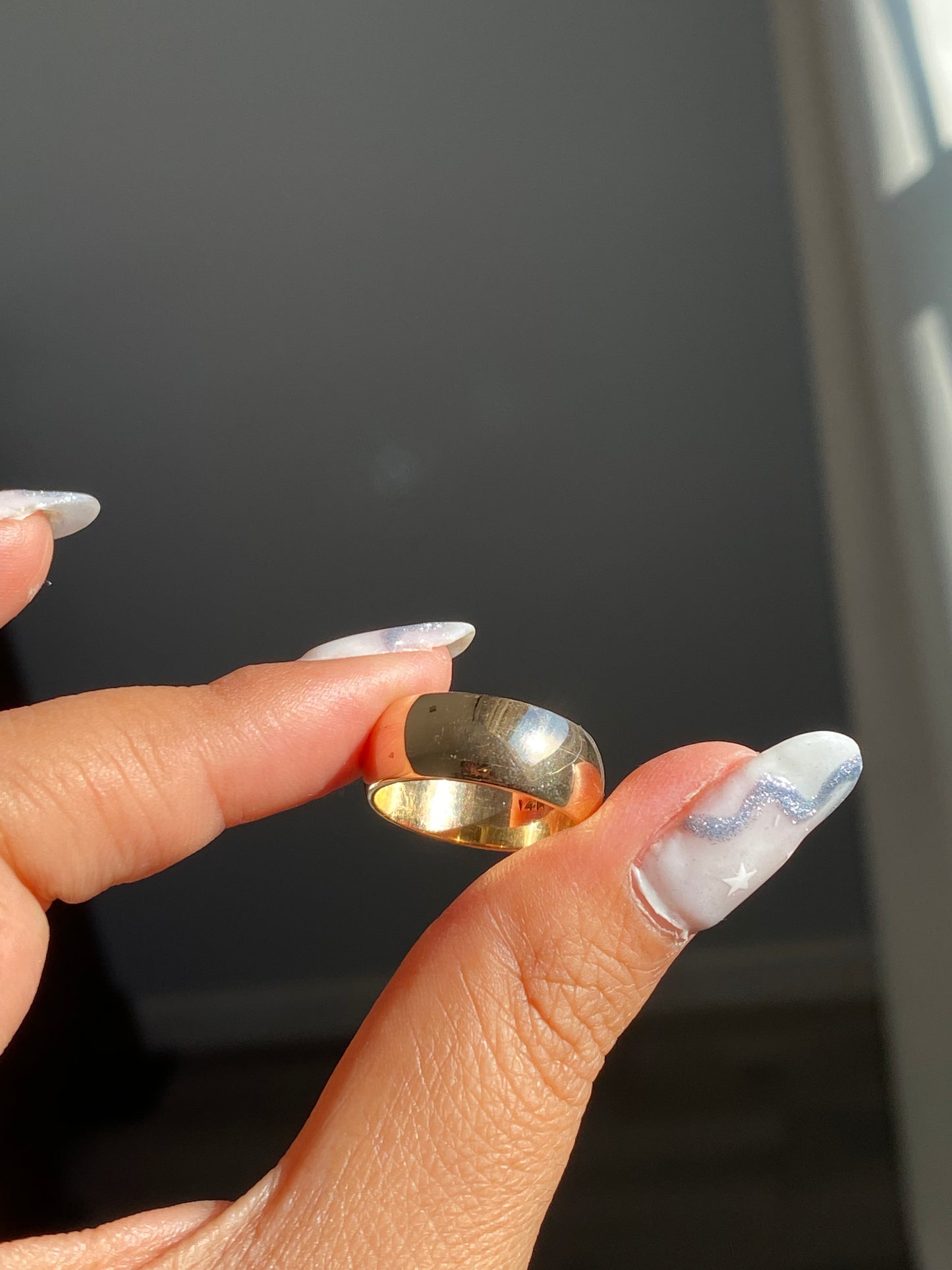 14k wide band