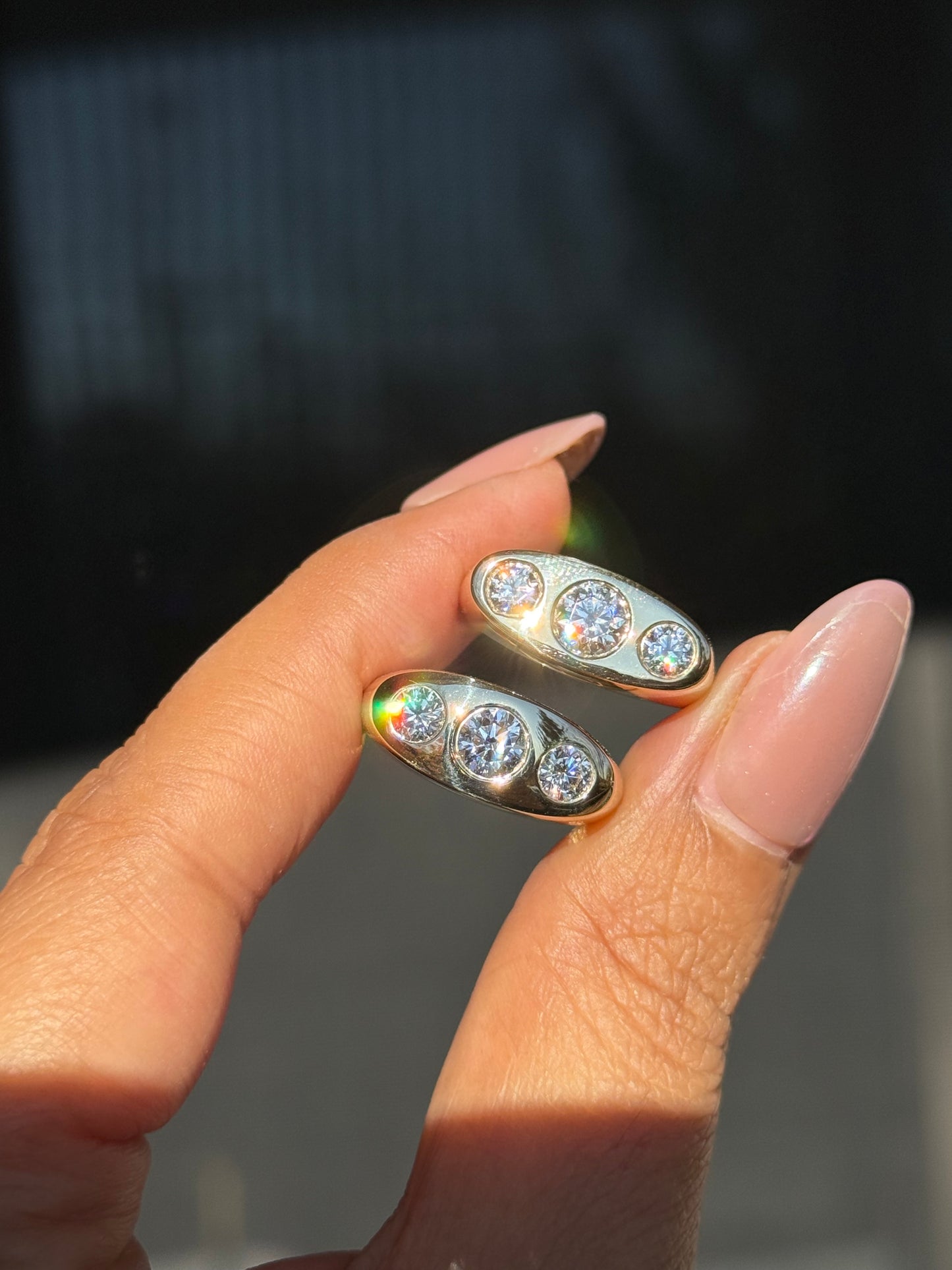 14k Kenz Triple Ring