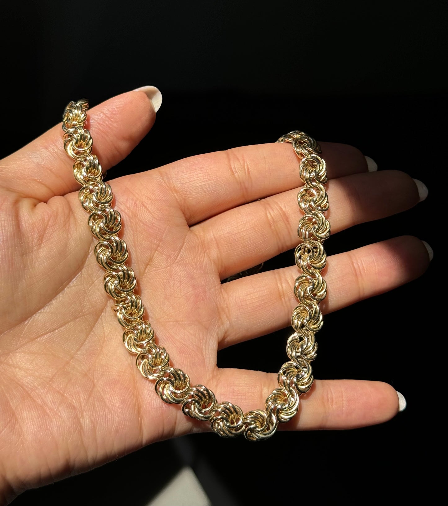 14k Rosetta Link Chain