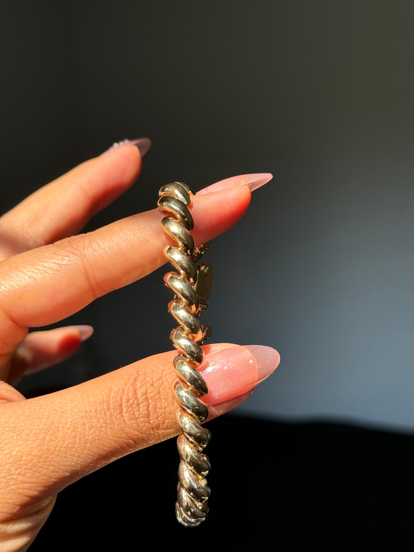 14k Italian Sanmarco bracelet by Milor