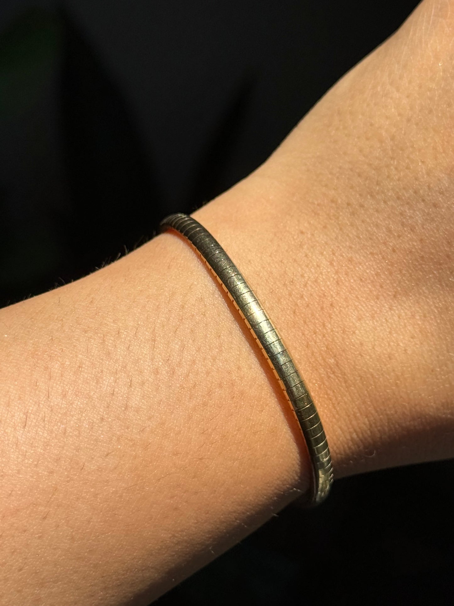 Italian 14k OMEGA bracelet ✨