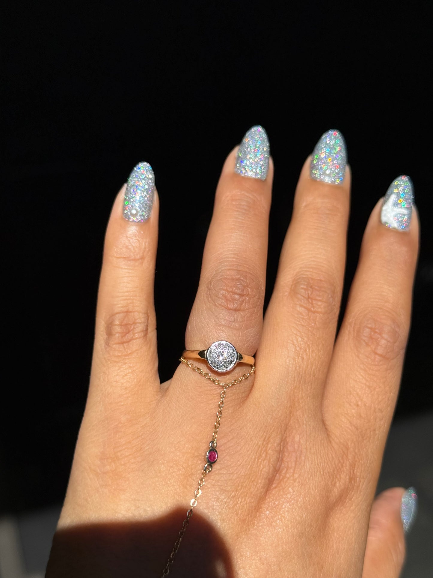 14k 0.20ct diamonds Ring