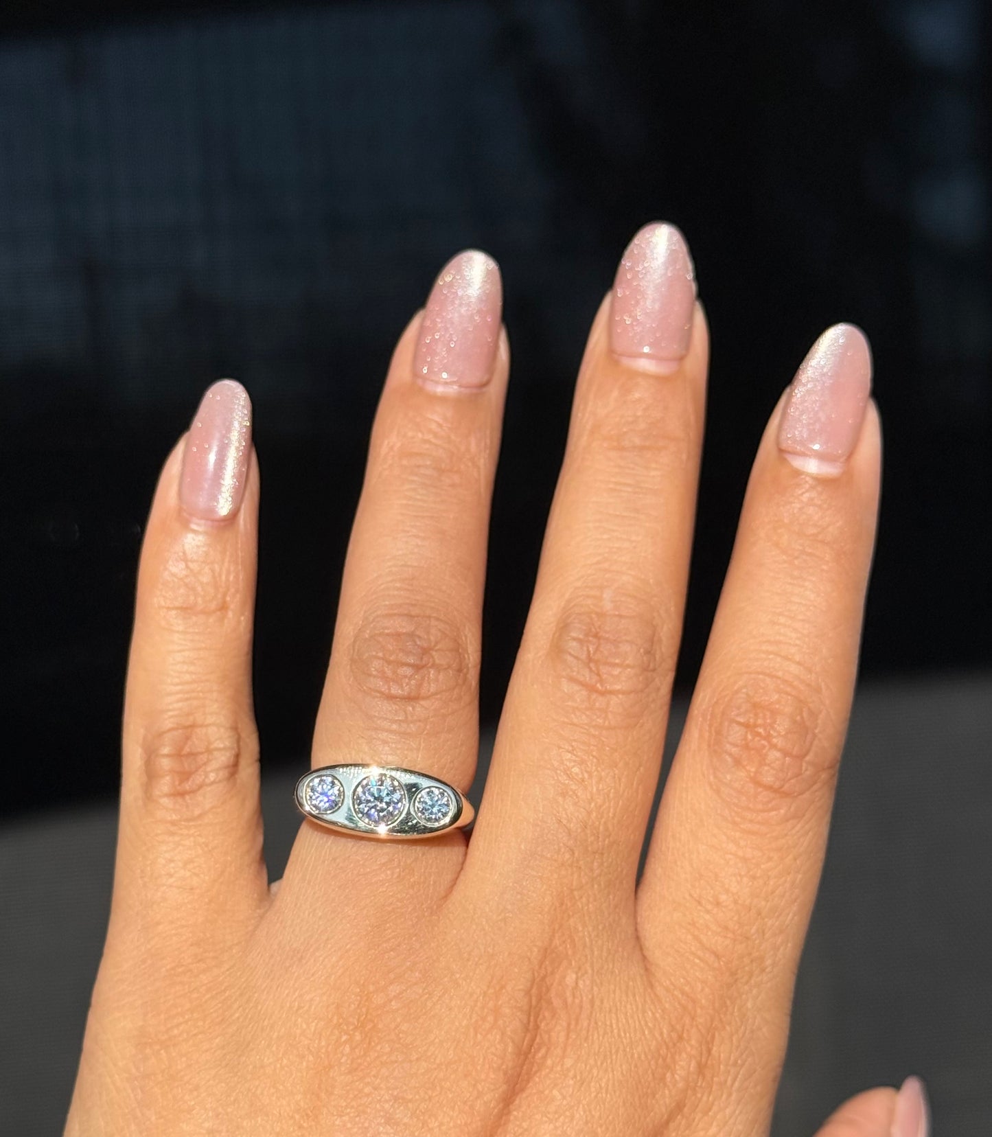 14k Kenz Triple Ring