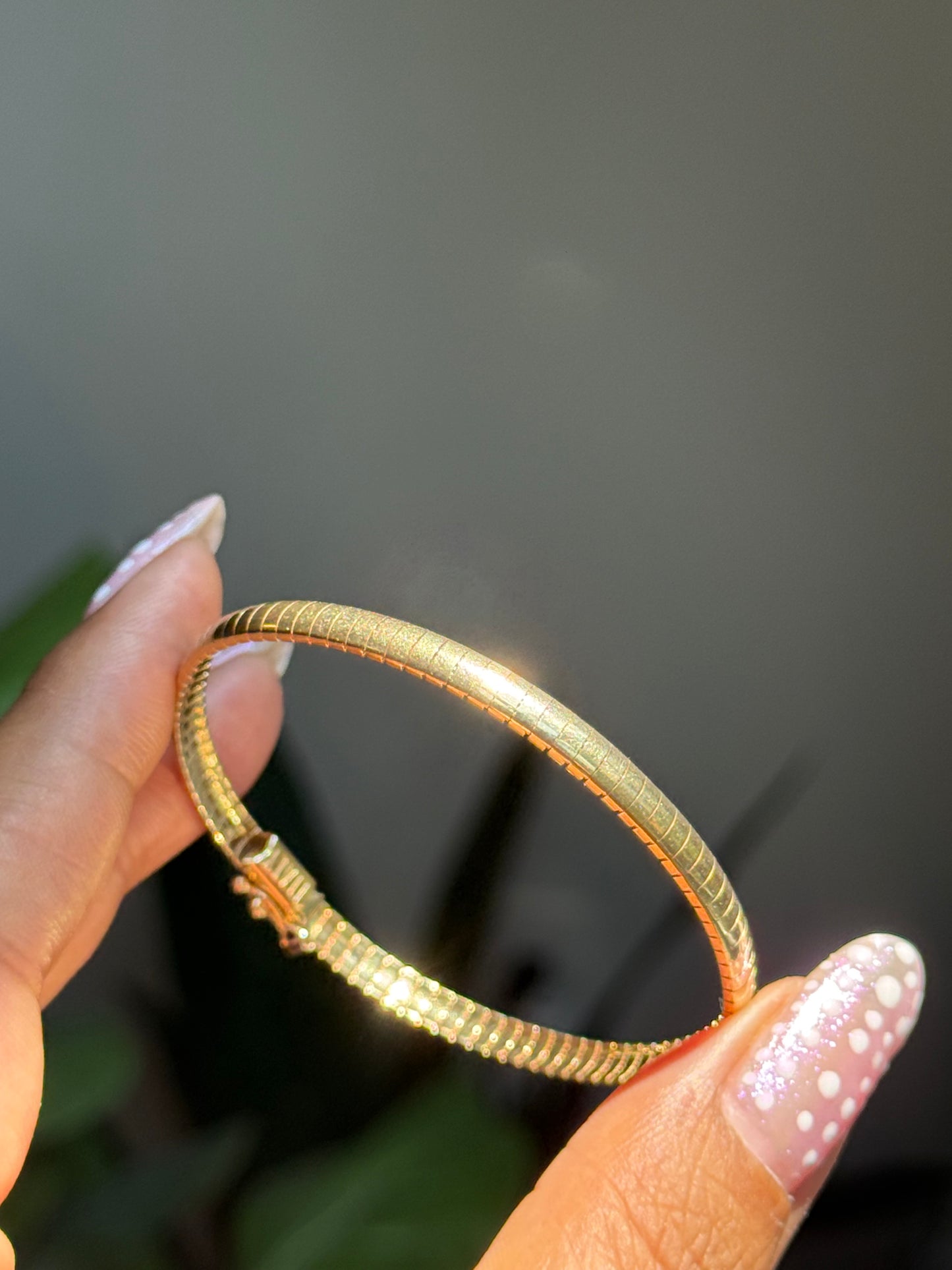 Italian 14k OMEGA bracelet ✨