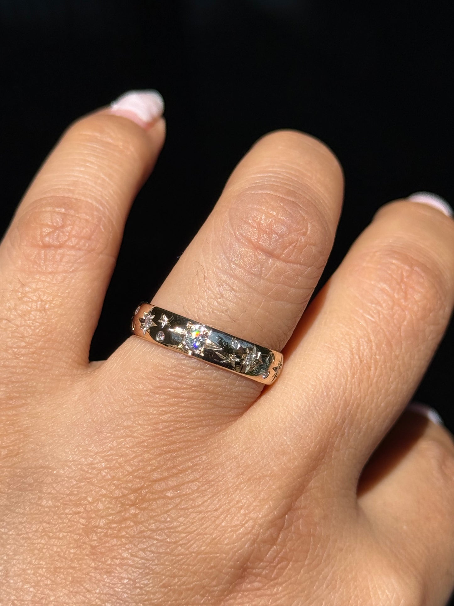 14k Celestial Bands Drop