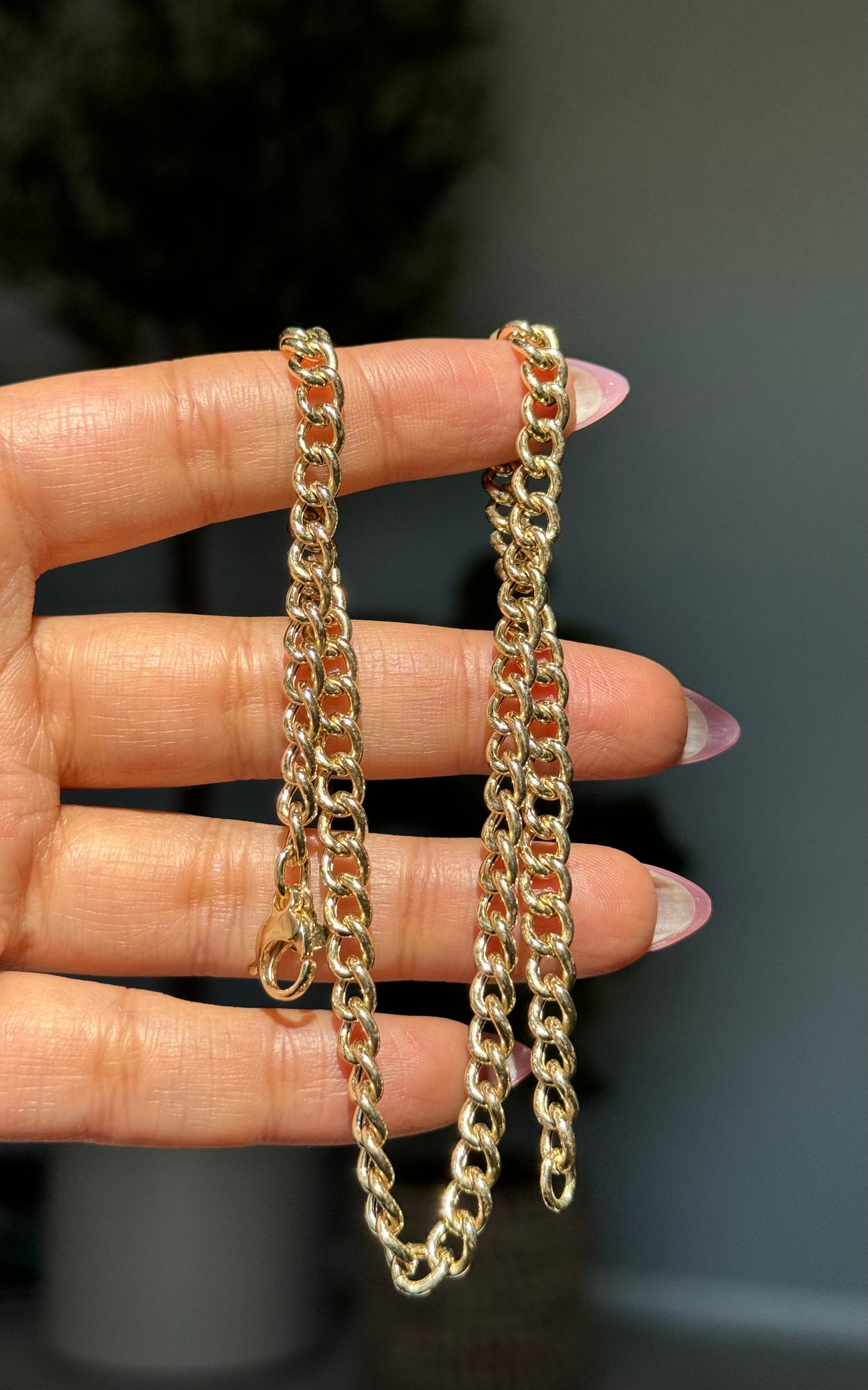 14k Italian curb chain