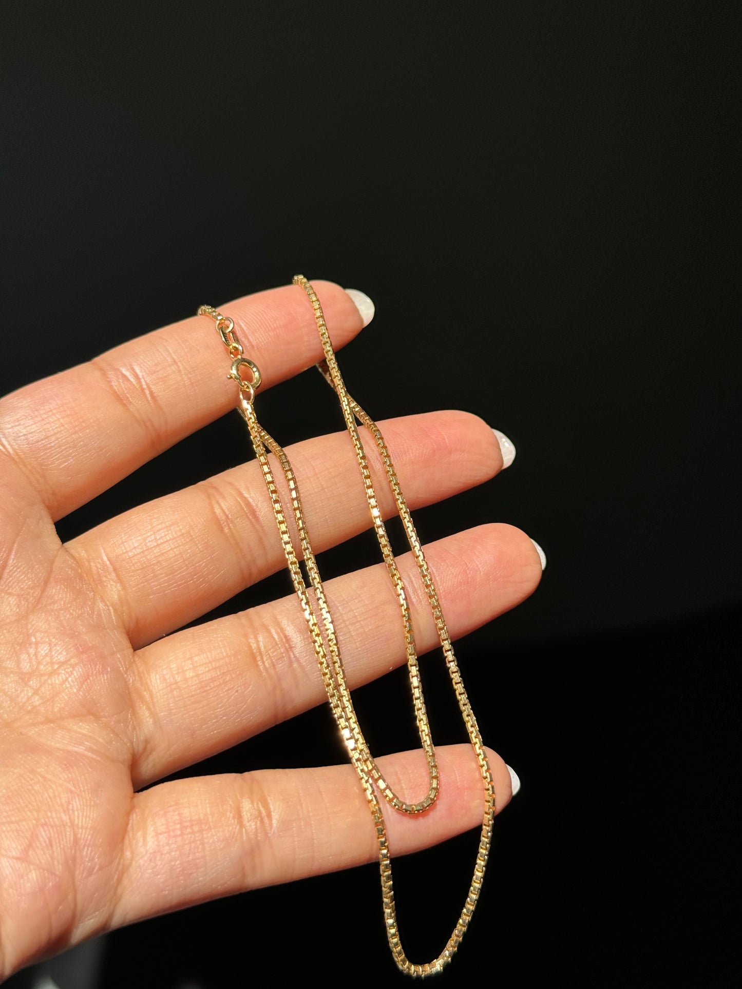 14k box chain