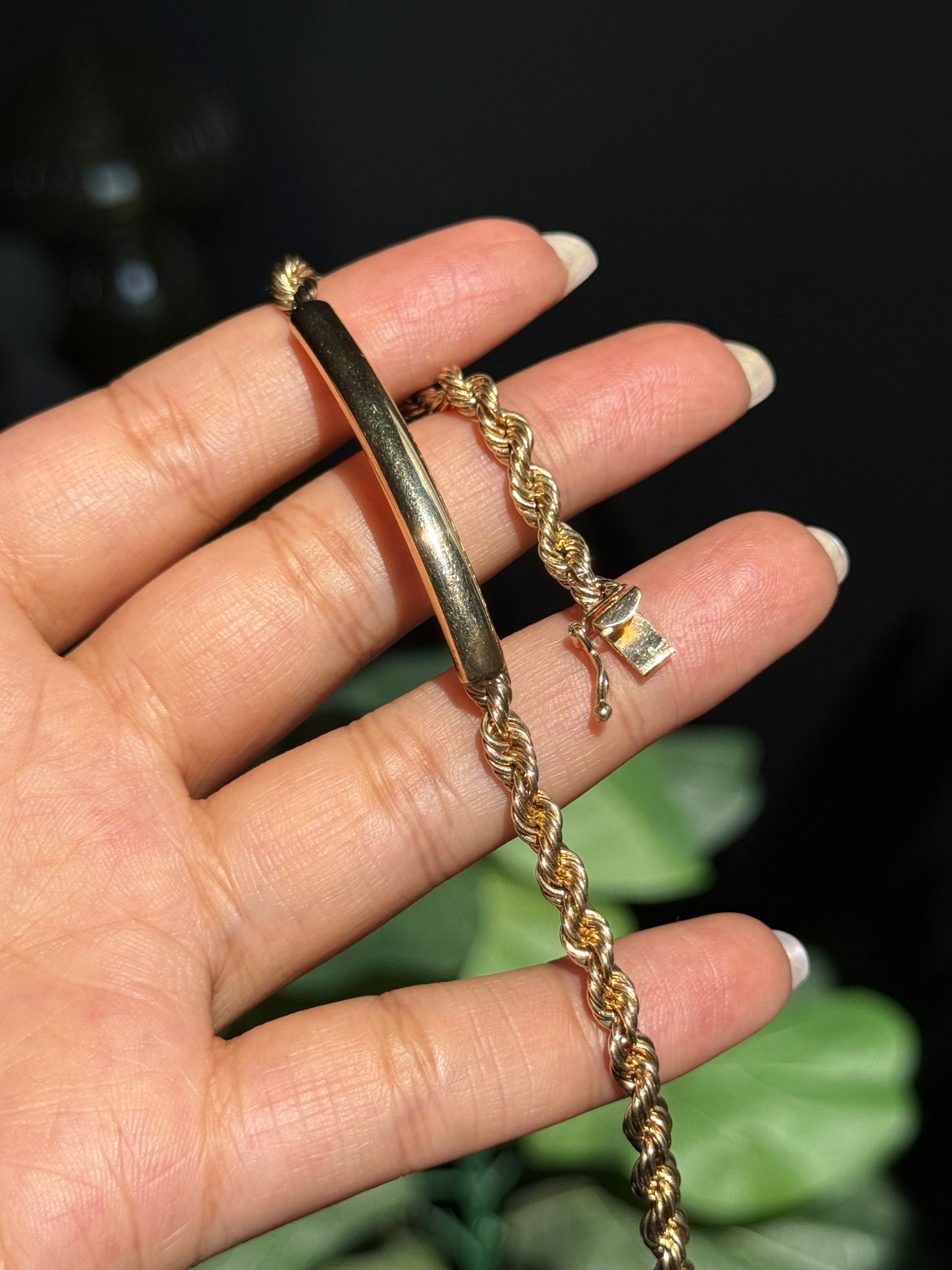 Vintage 14k ID bracelet