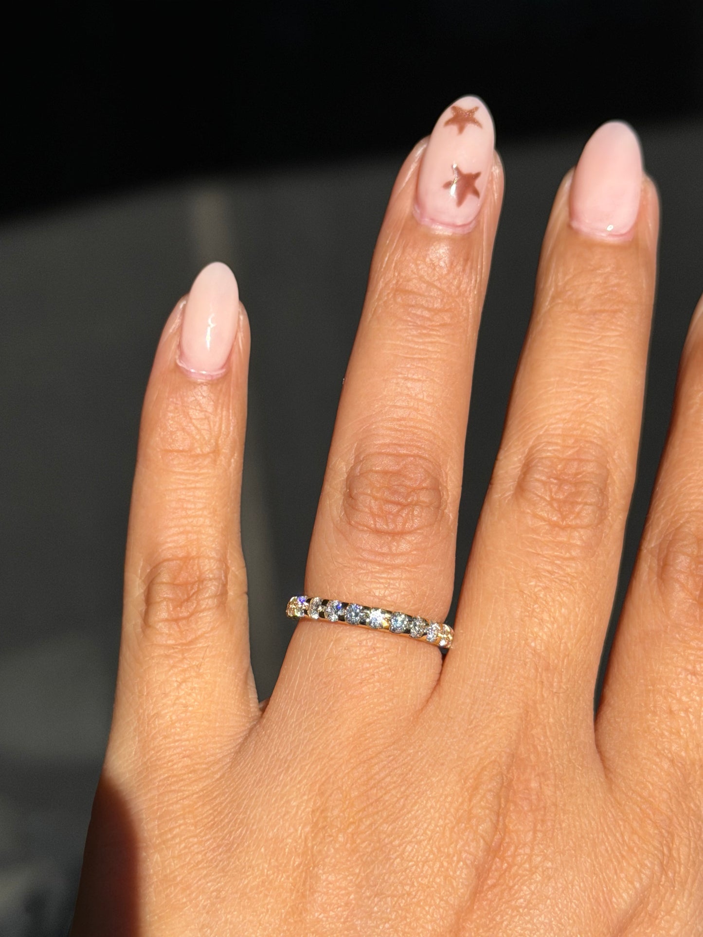 18k 1.5ct diamond eternity band