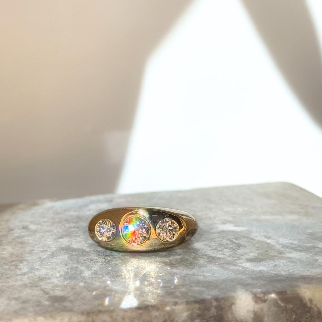 14k Kenz Triple Ring