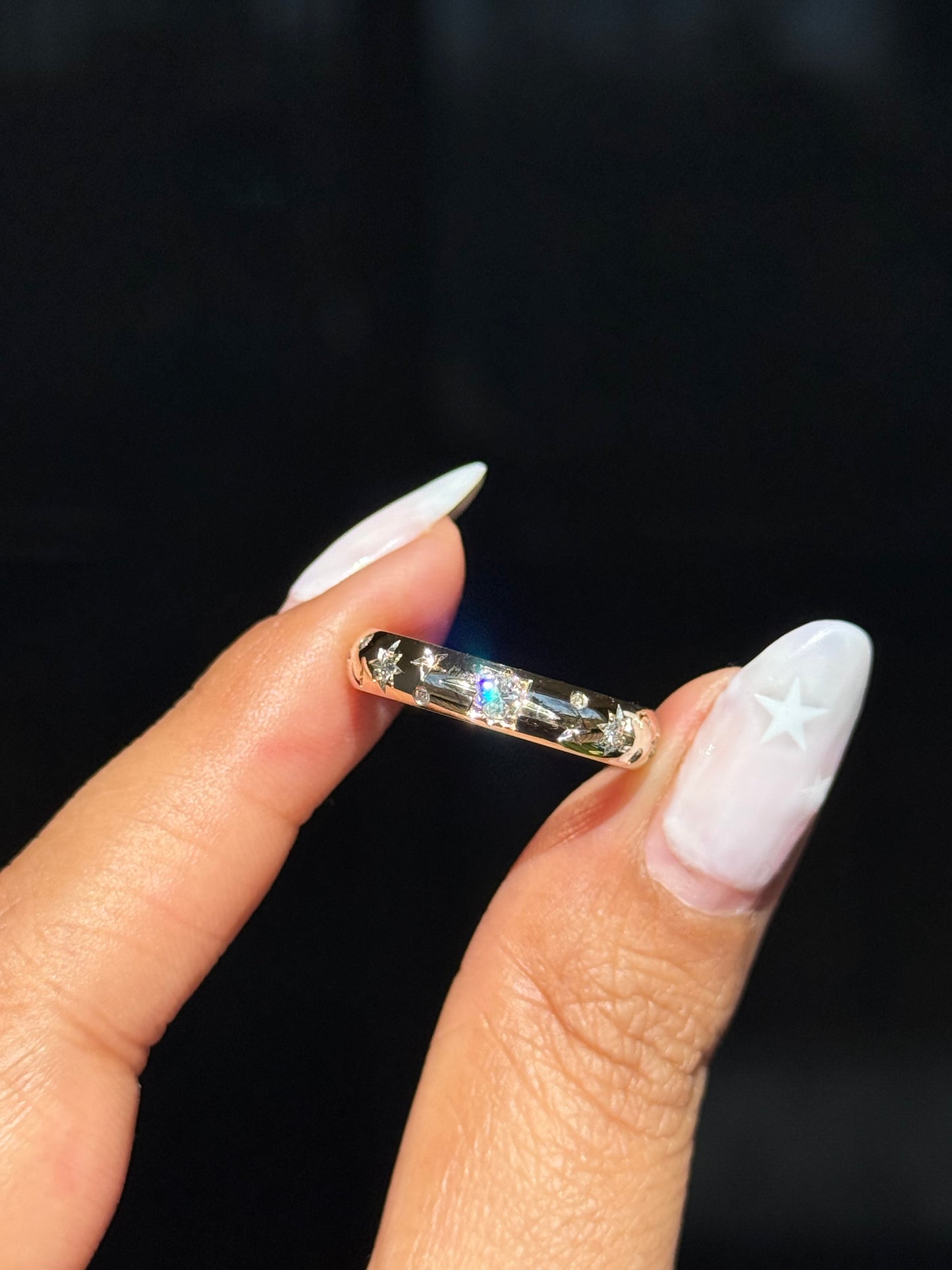 14k Celestial Bands Drop