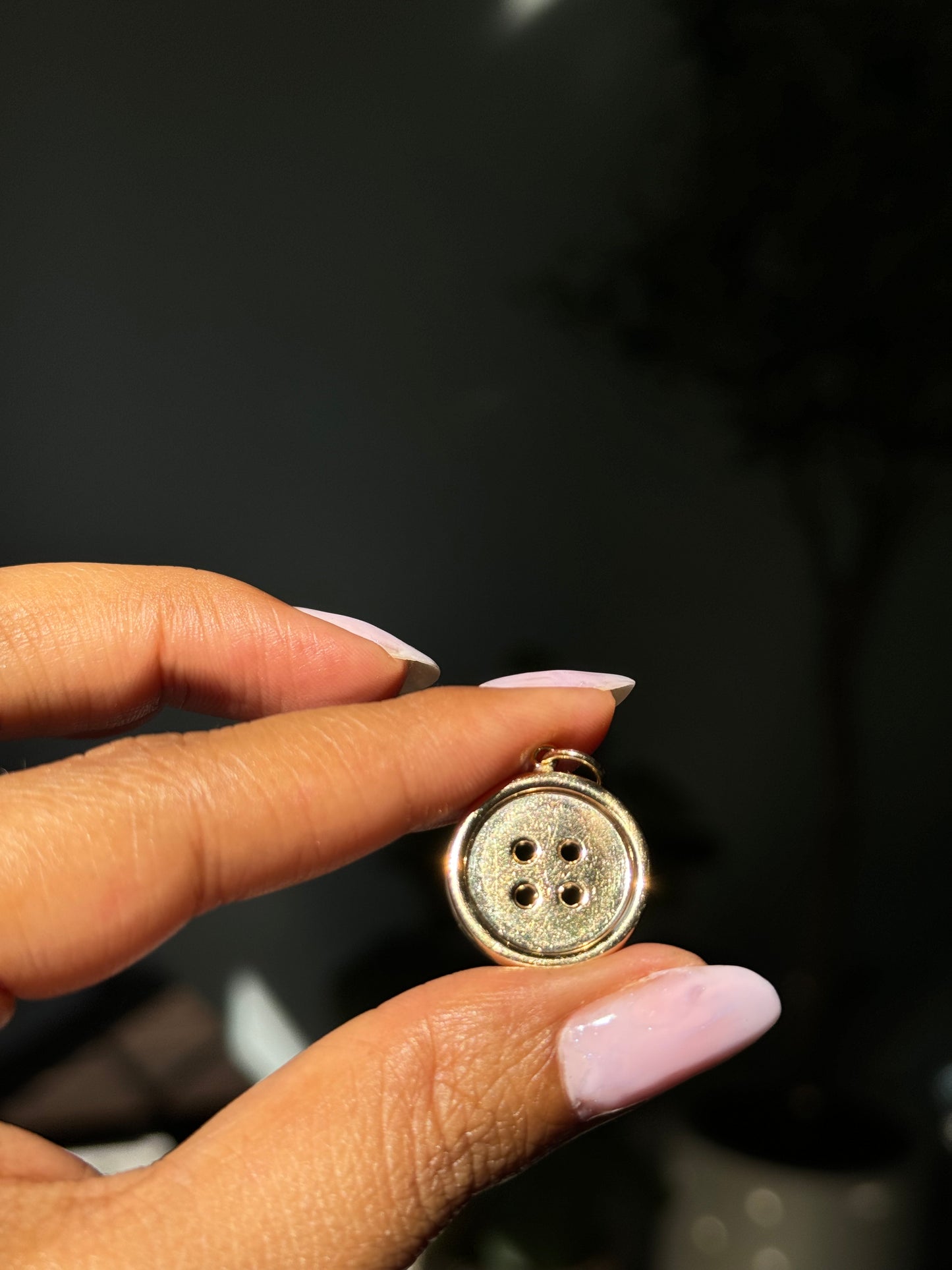 14k vintage Tiffany & Co Button