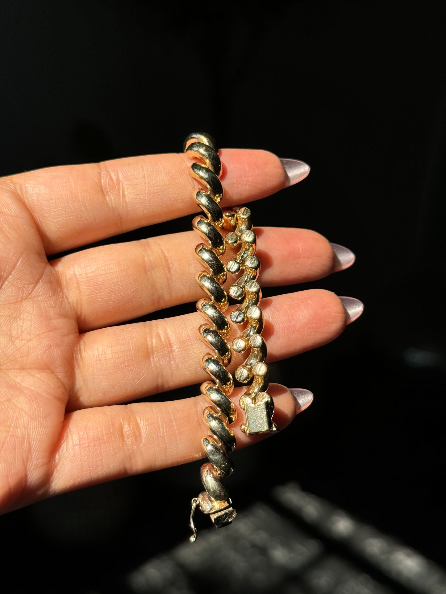 14k Italian Sanmarco bracelet by Milor