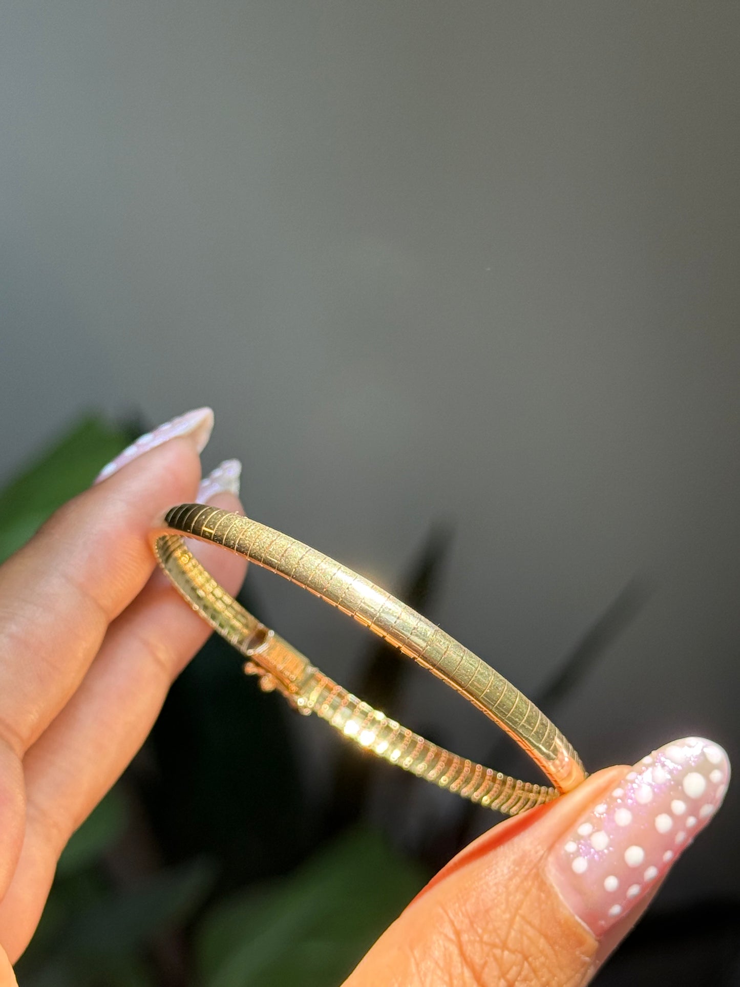 Italian 14k OMEGA bracelet ✨