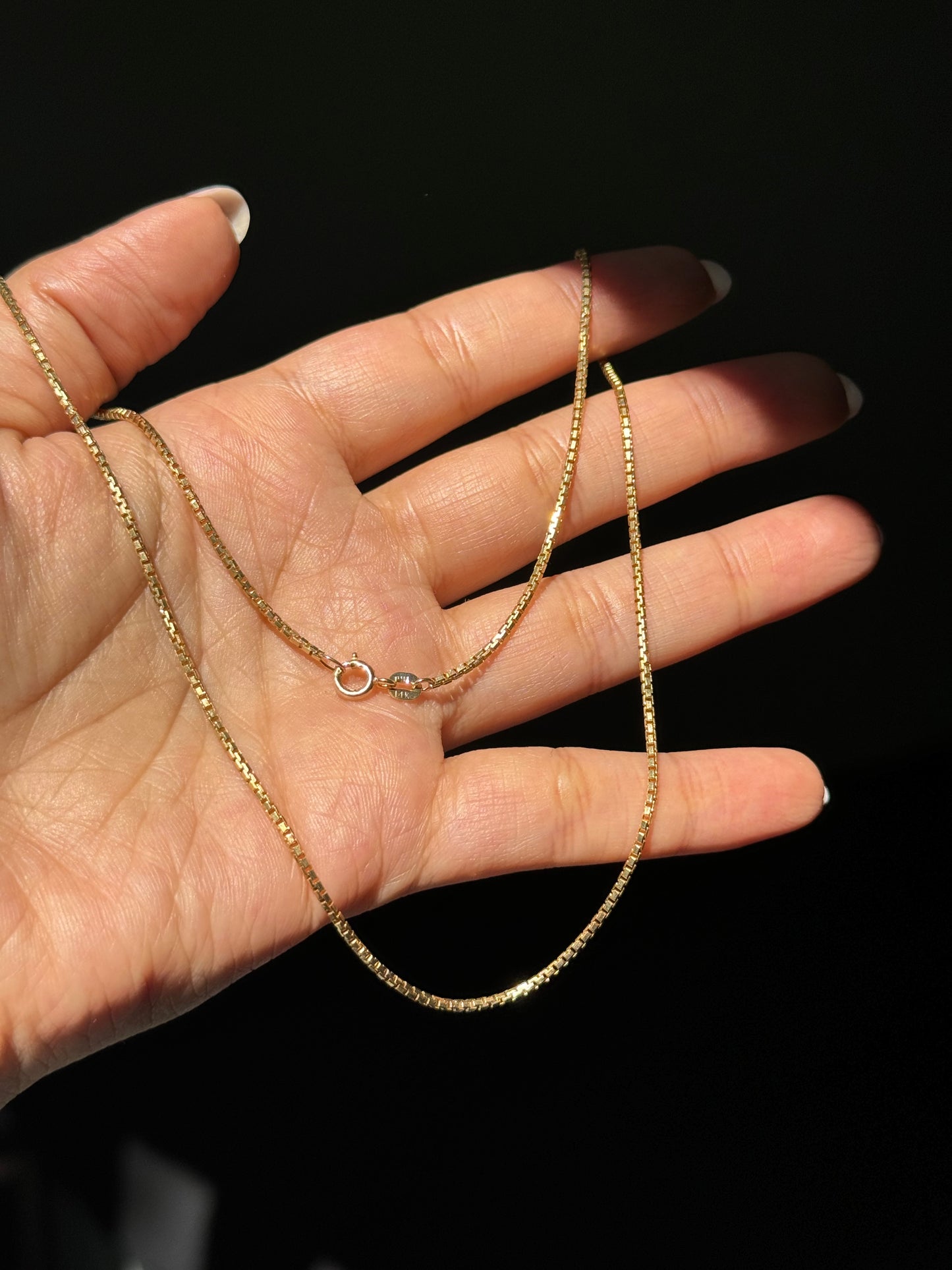 14k box chain