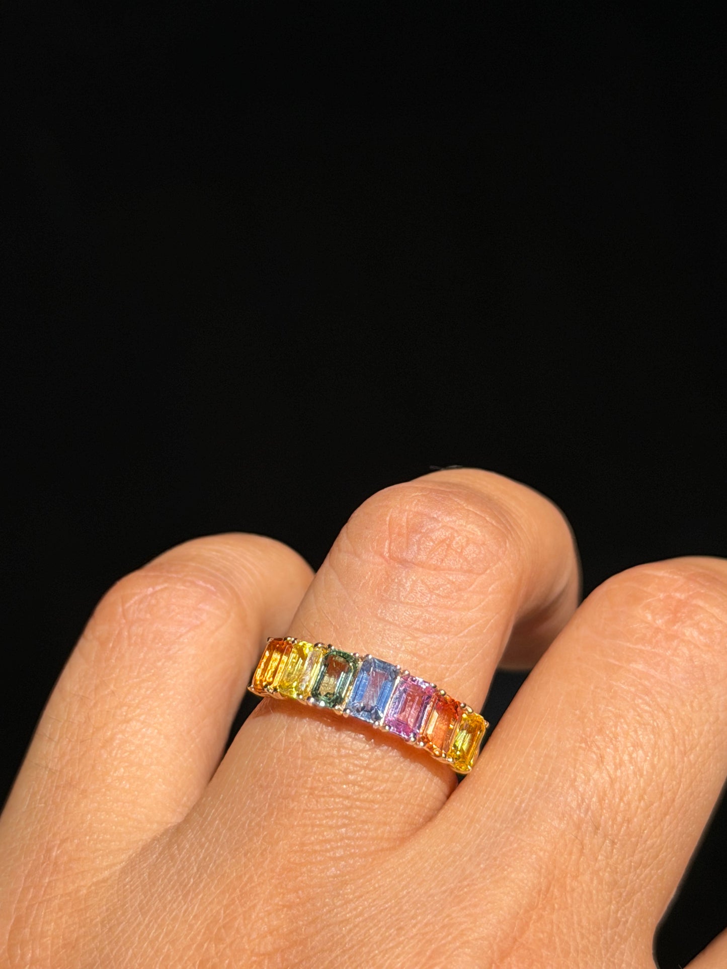14k 2.66ct sapphire ring