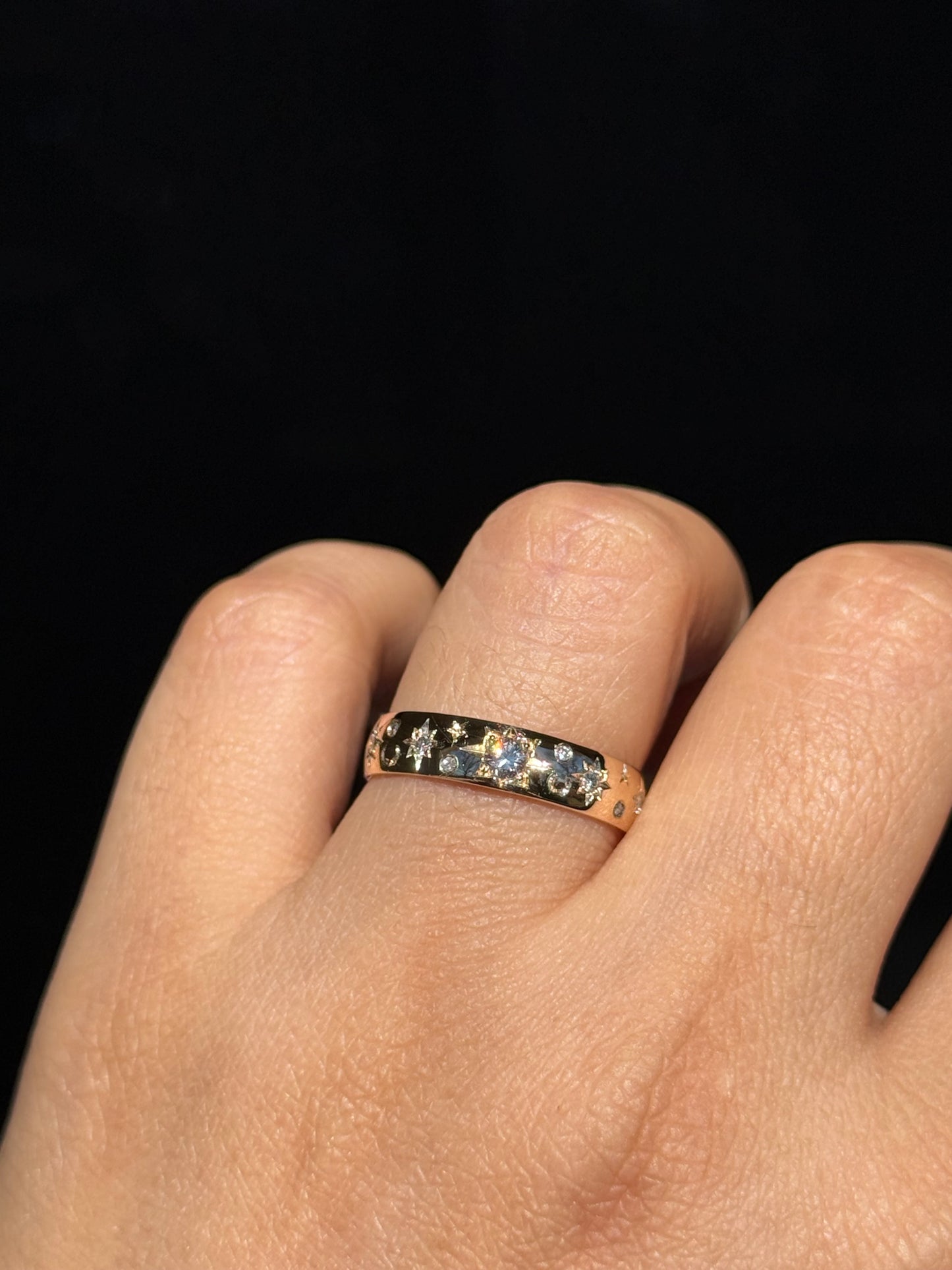 14k Celestial Bands Drop