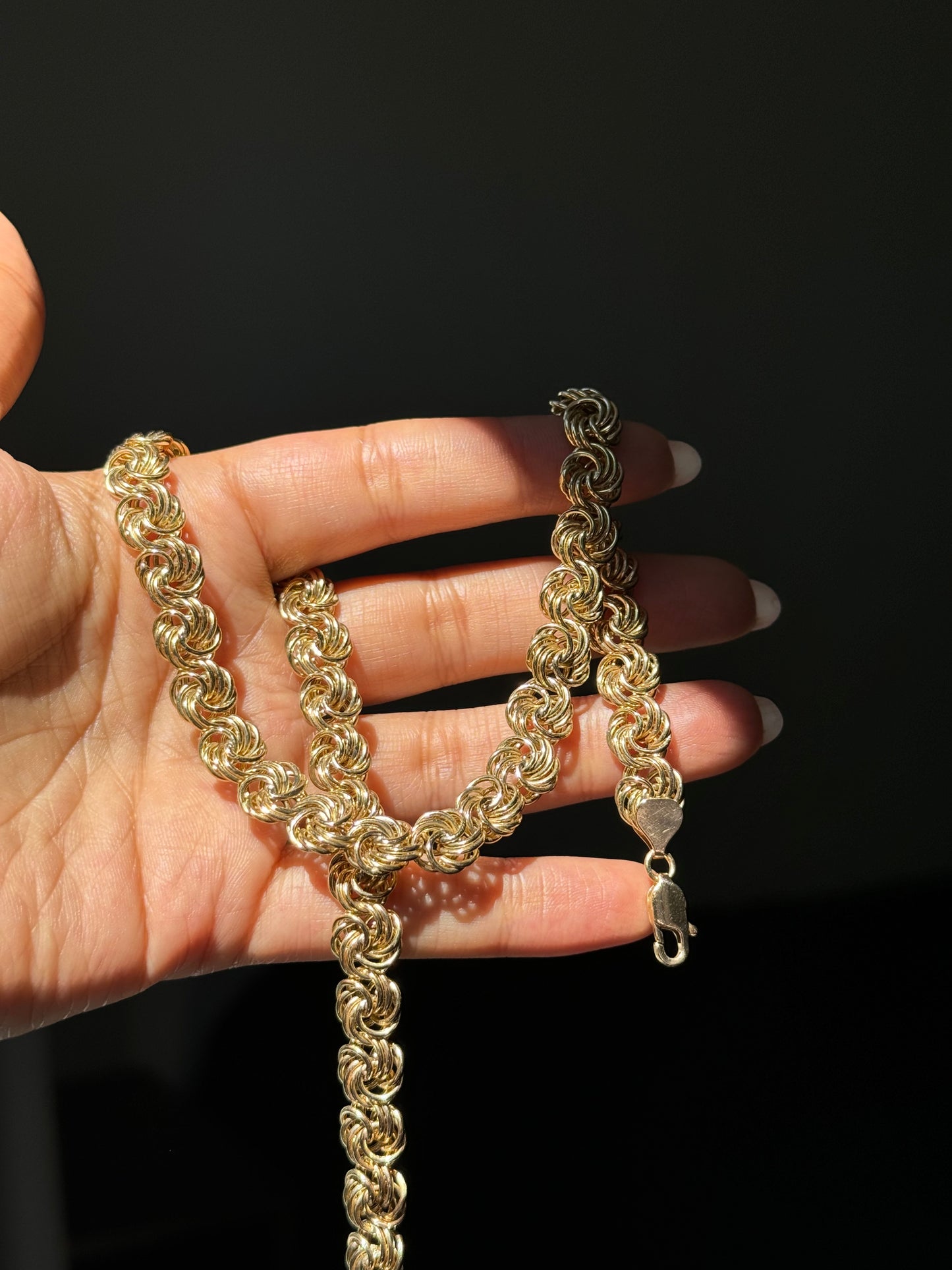 14k Rosetta Link Chain