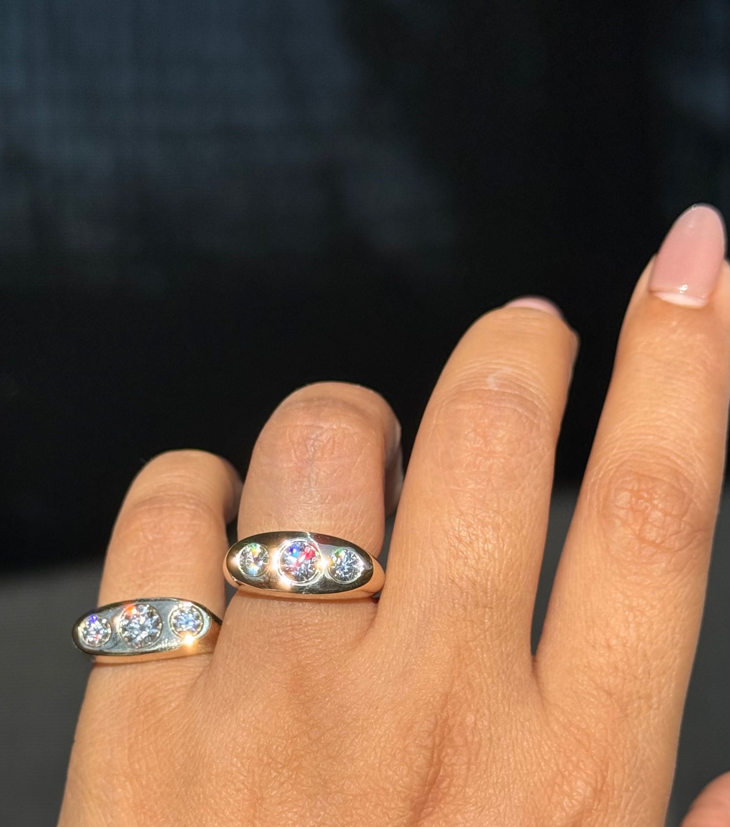 14k Kenz Triple Ring