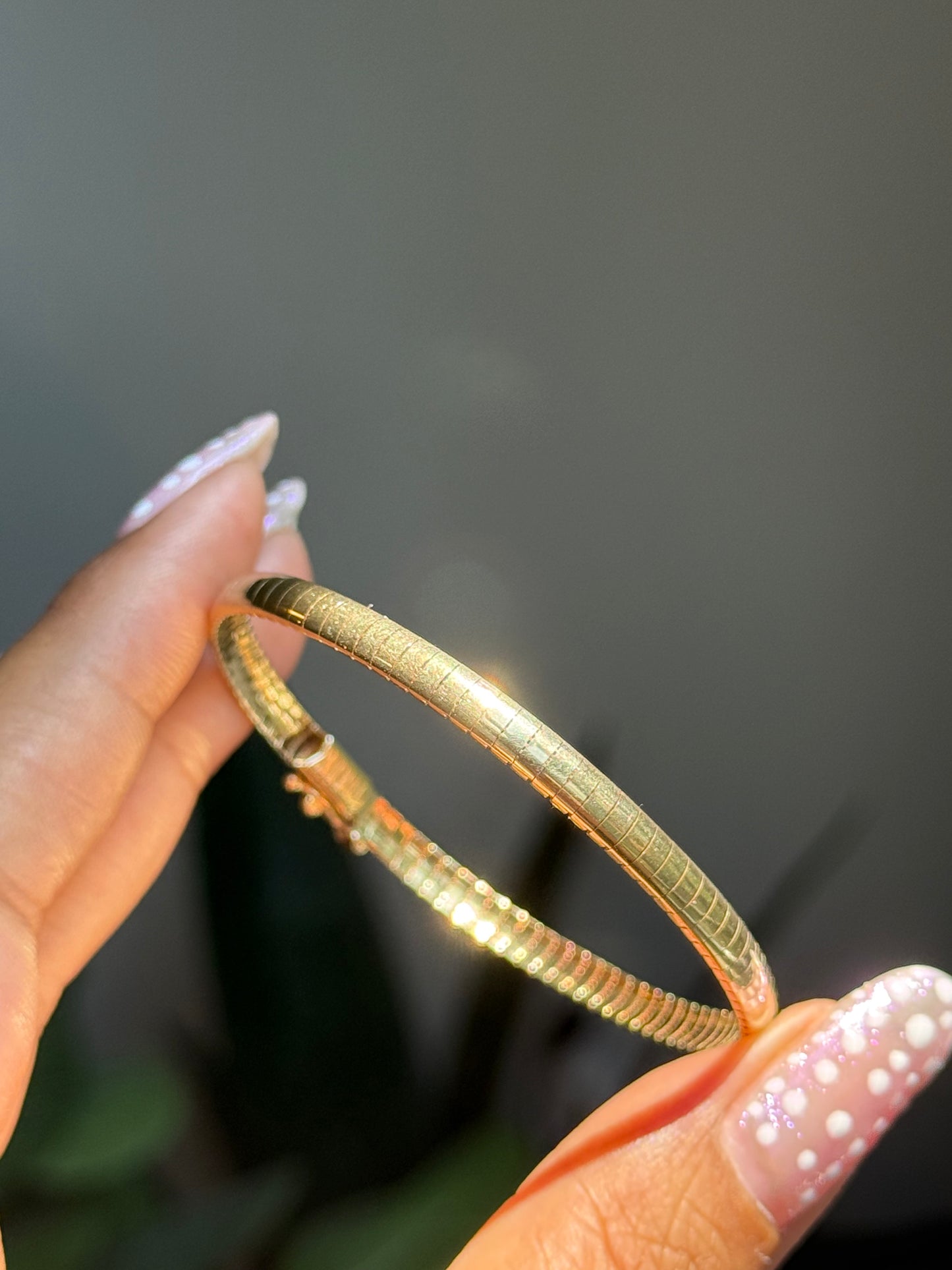 Italian 14k OMEGA bracelet ✨