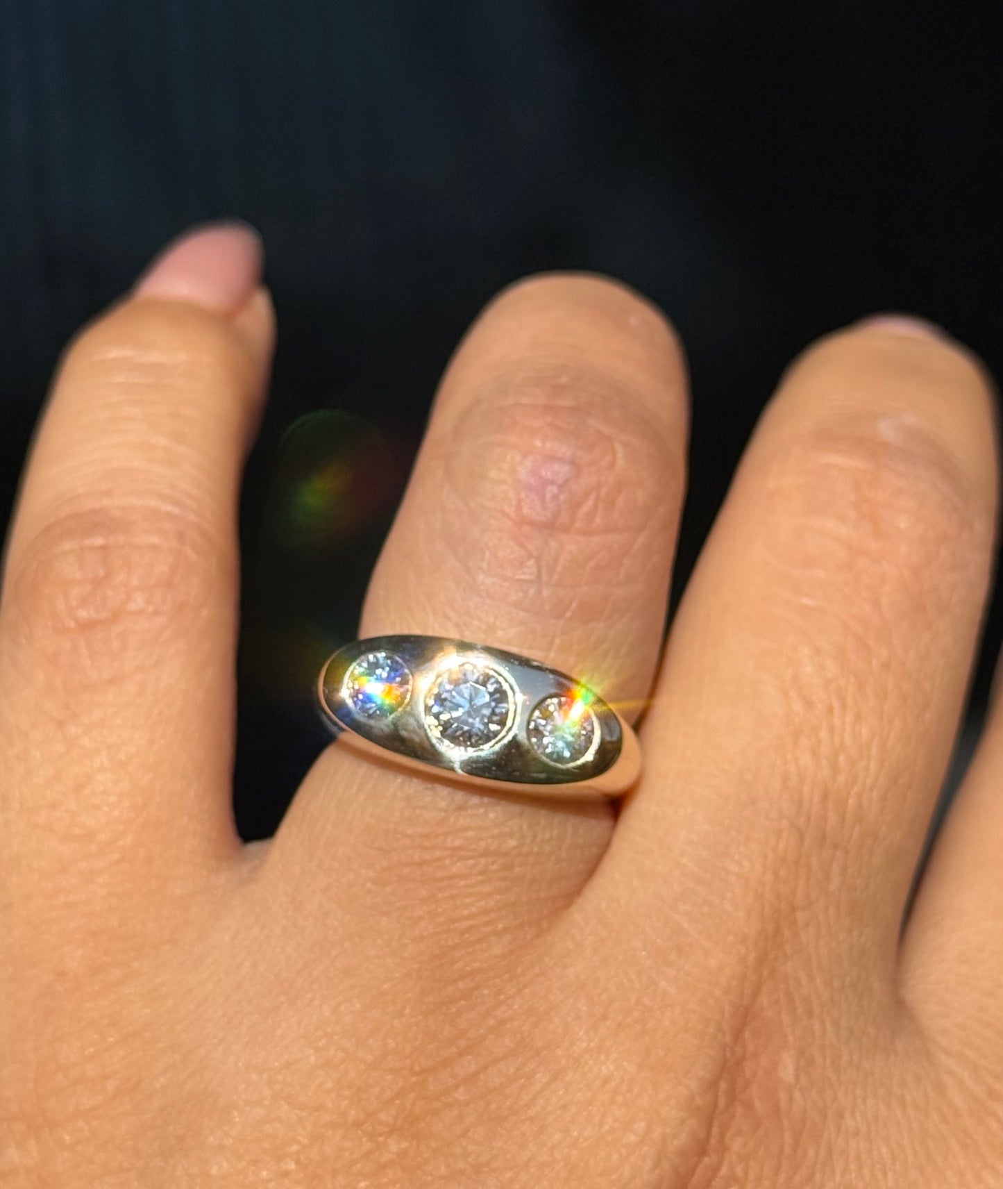 14k Kenz Triple Ring