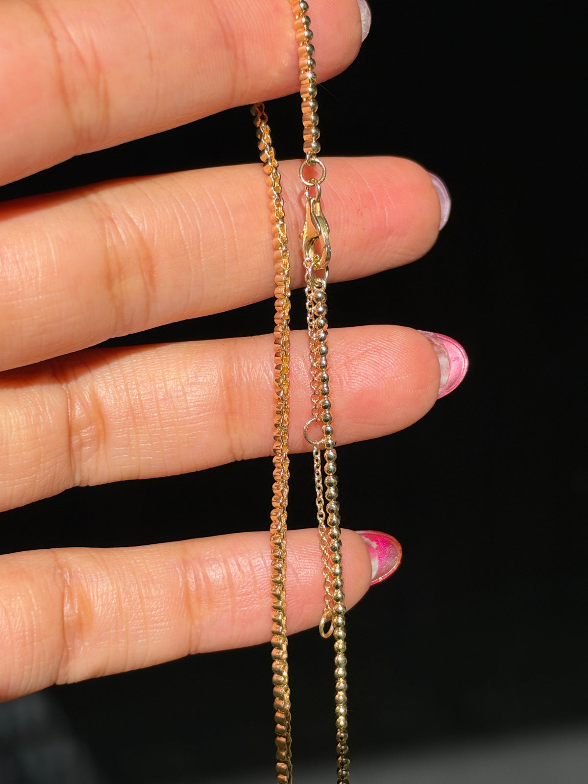 14k diamond tennis necklace